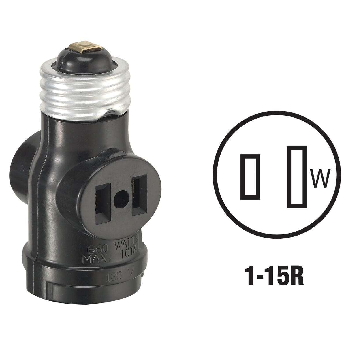 Leviton 01403-000 Electrical-Socket-Adapters - View #3