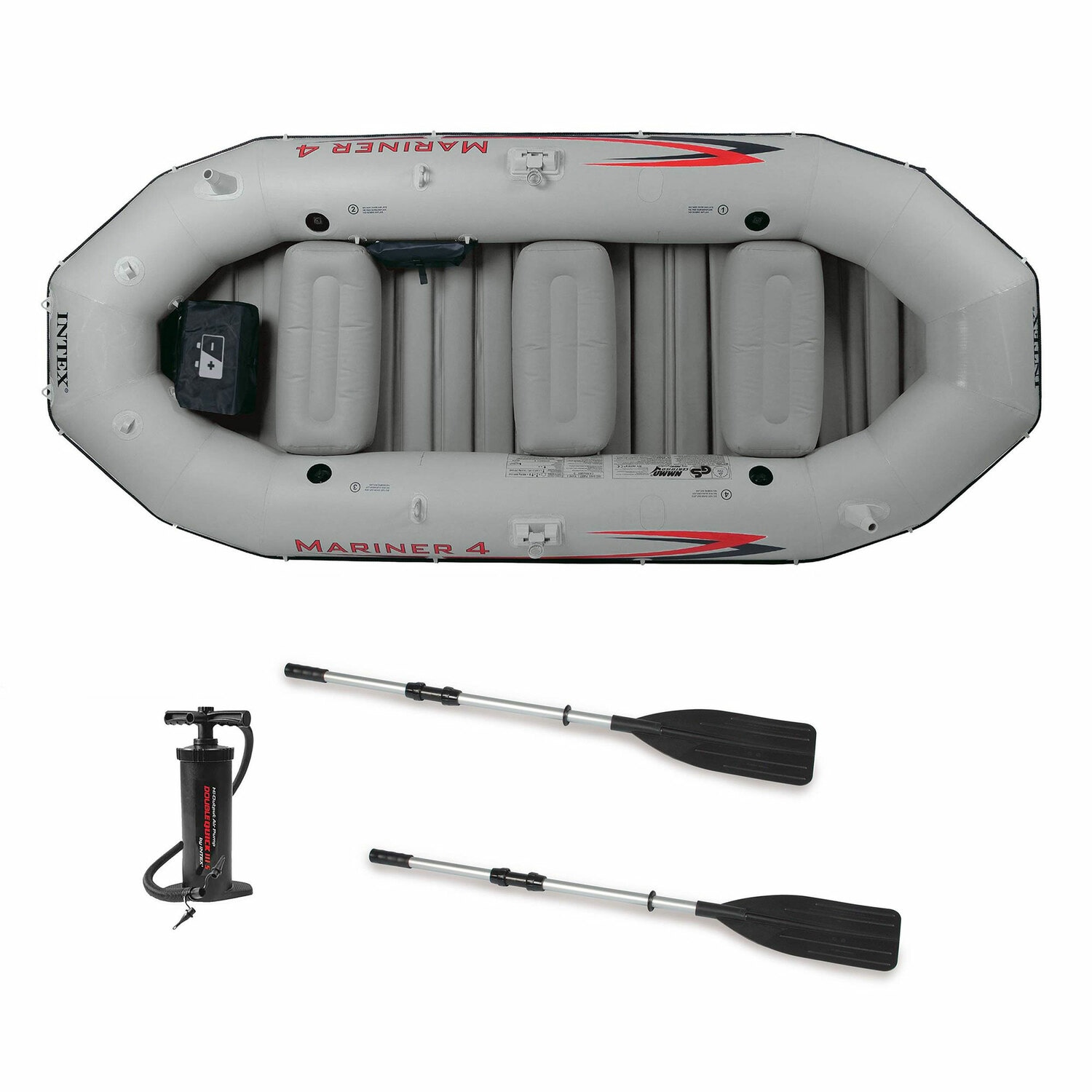 Inflatable Fishing Boats Adults 2/3/4 Person, Inflatable Boat Pool with  Oars, Inflatable Rafts Boats, Fishing Dinghy