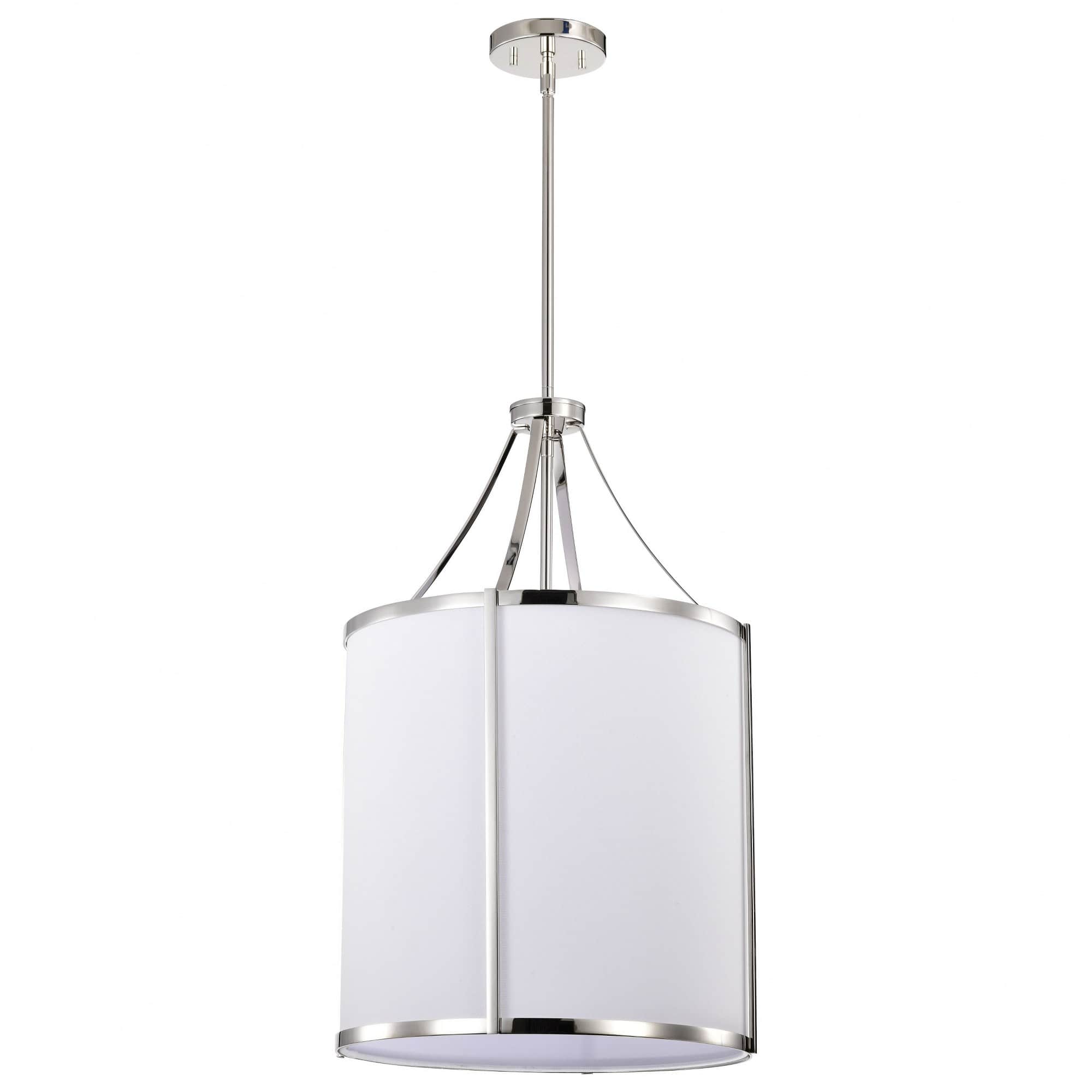 Nuvo Lighting Easton 3 - Light Polished Nickel  Steel Pendant Light