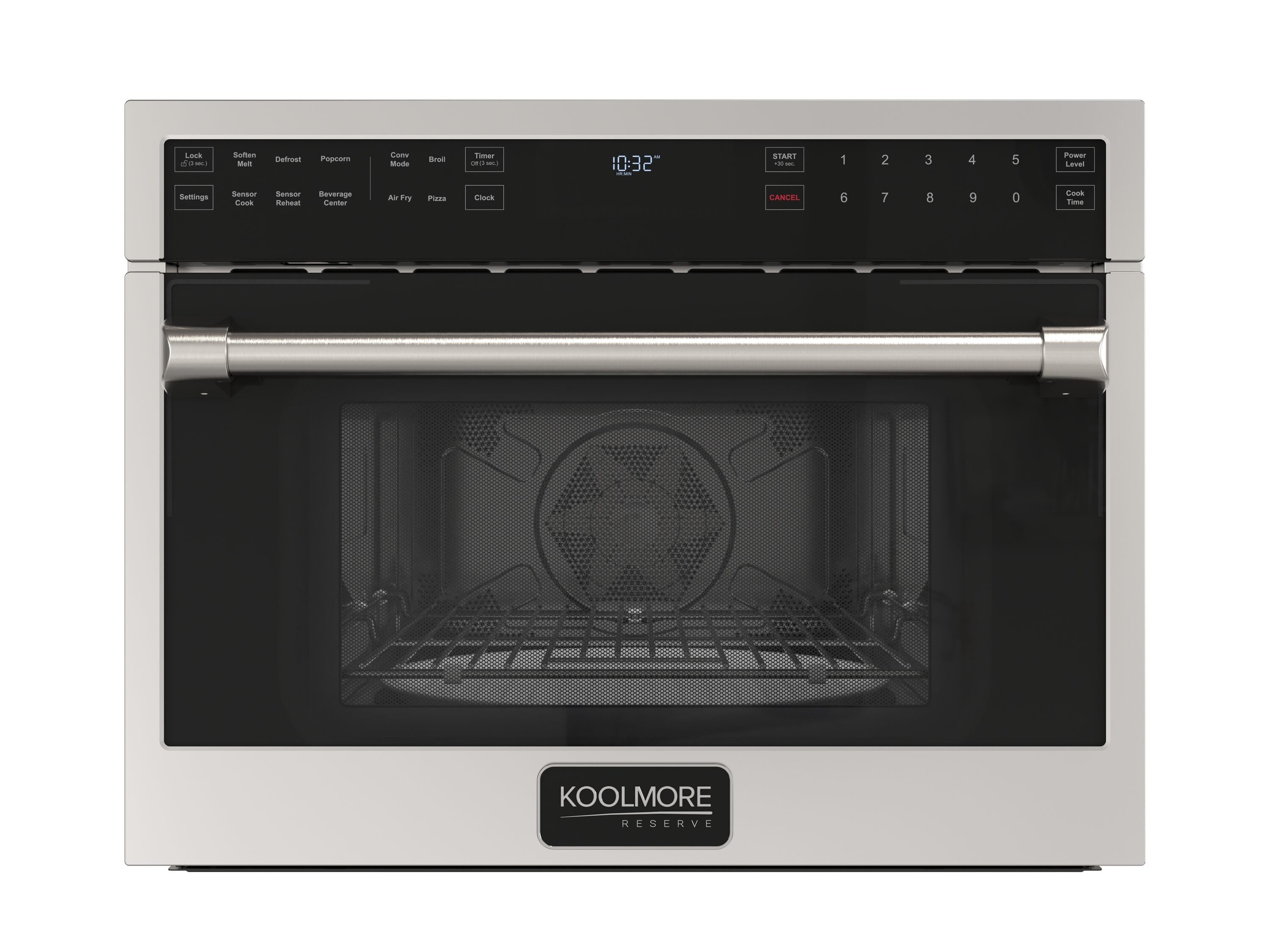 KoolMore LOW-KM-CWO24-AFSS 24 inch Manual cleaning Air Fry Microwave Wall Oven Combo ( Stainless Steel )