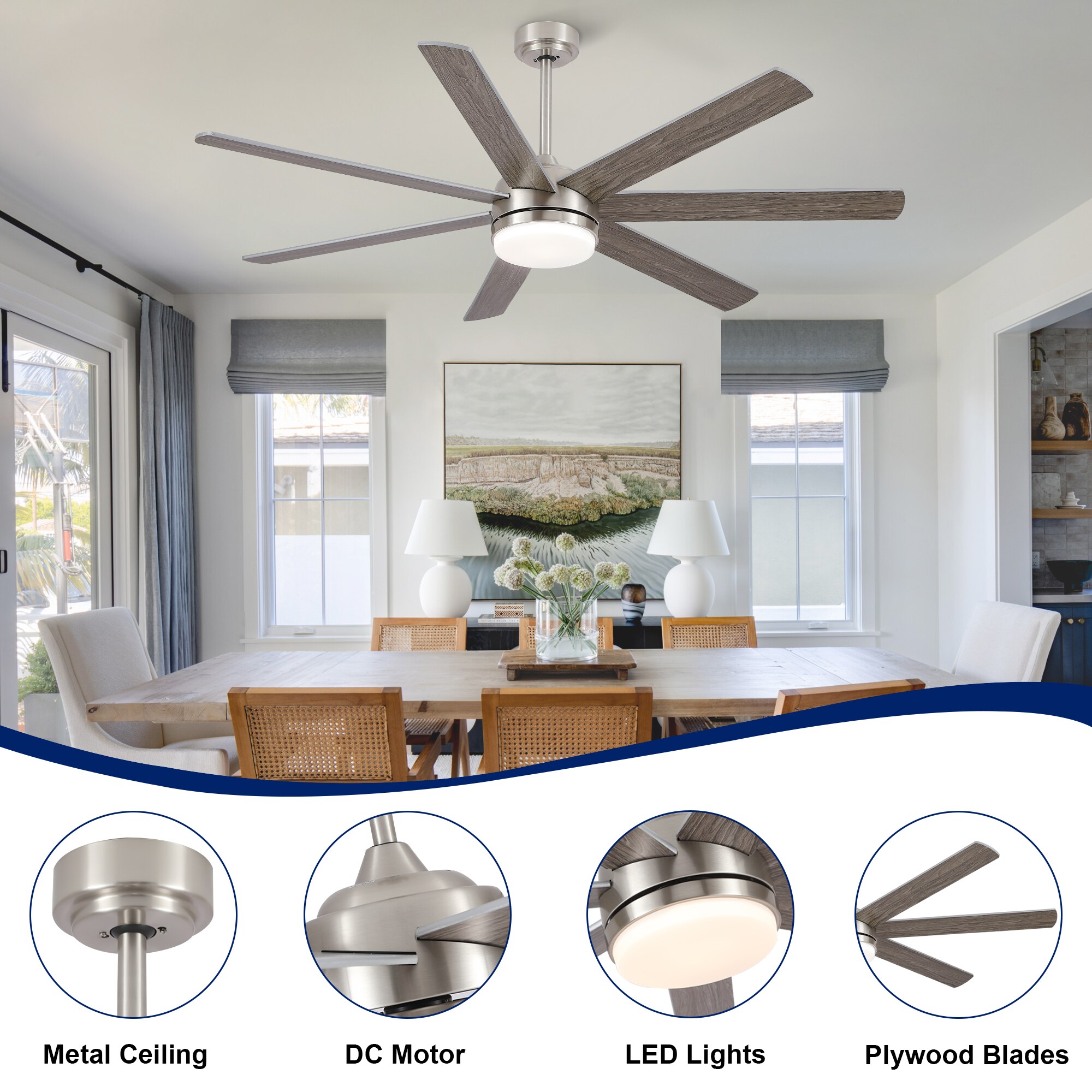 YUHAO LSDC1173SN622 Ceiling-Fans - View #5