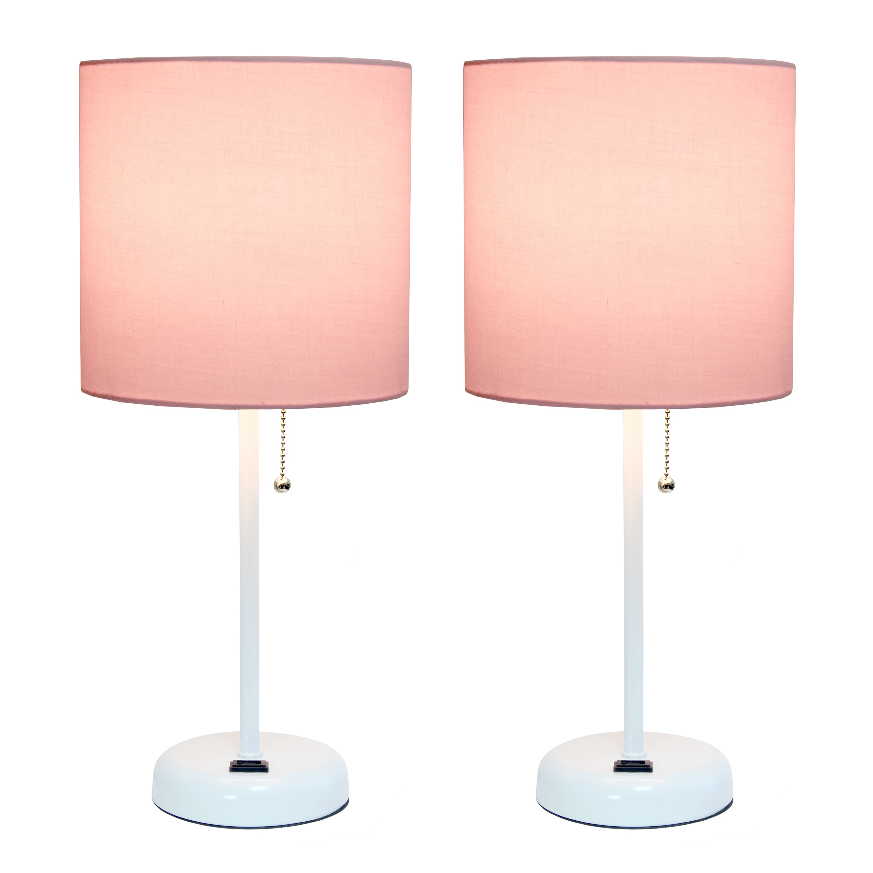 Dusky Pink Bedside Lamps | tunersread.com