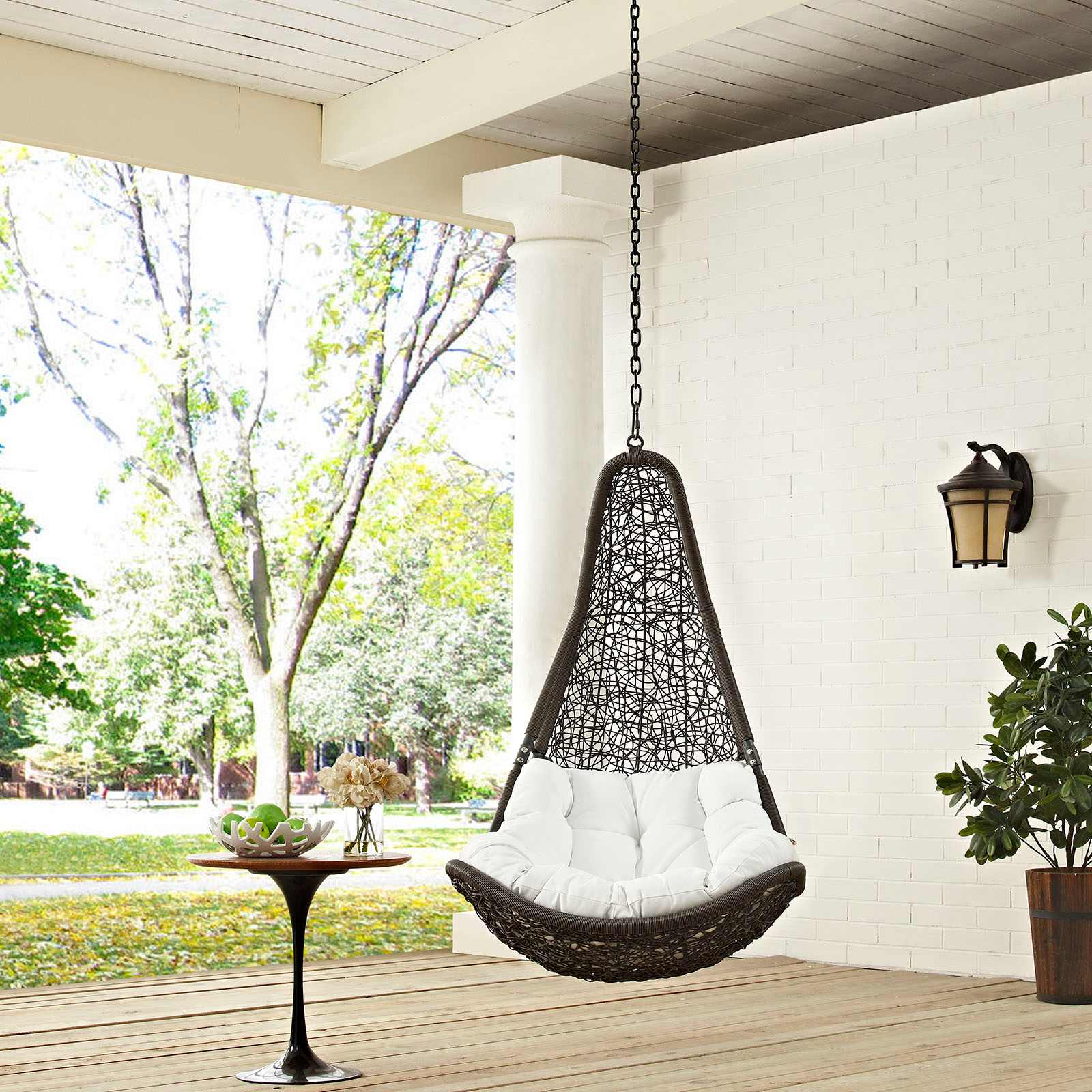Modway EEI-2657-GRY-WHI-SET Swing-Gliders - View #2