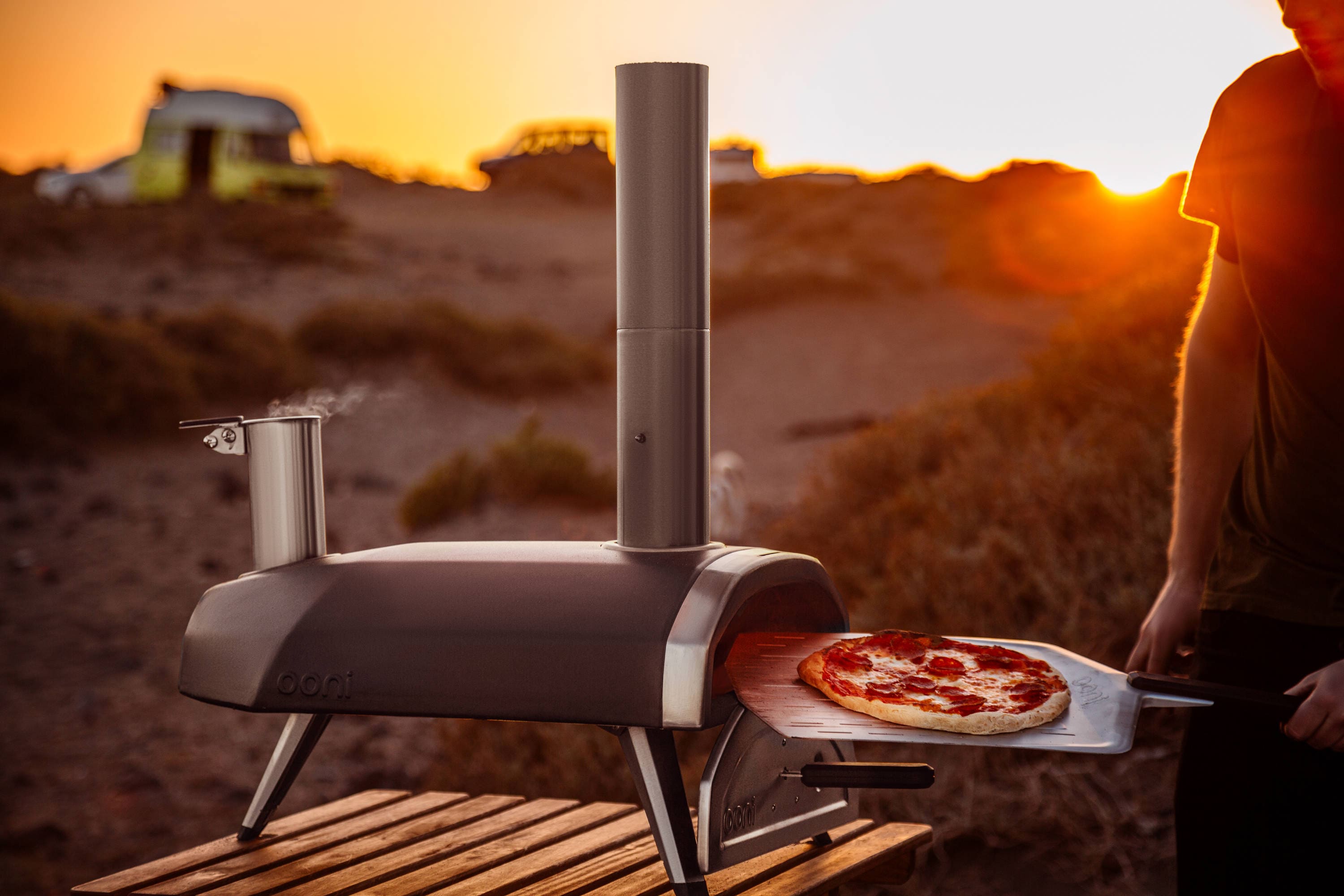 Ooni Fyra 12 Insulated Steel Hearth Wood Pellet Outdoor Pizza Oven