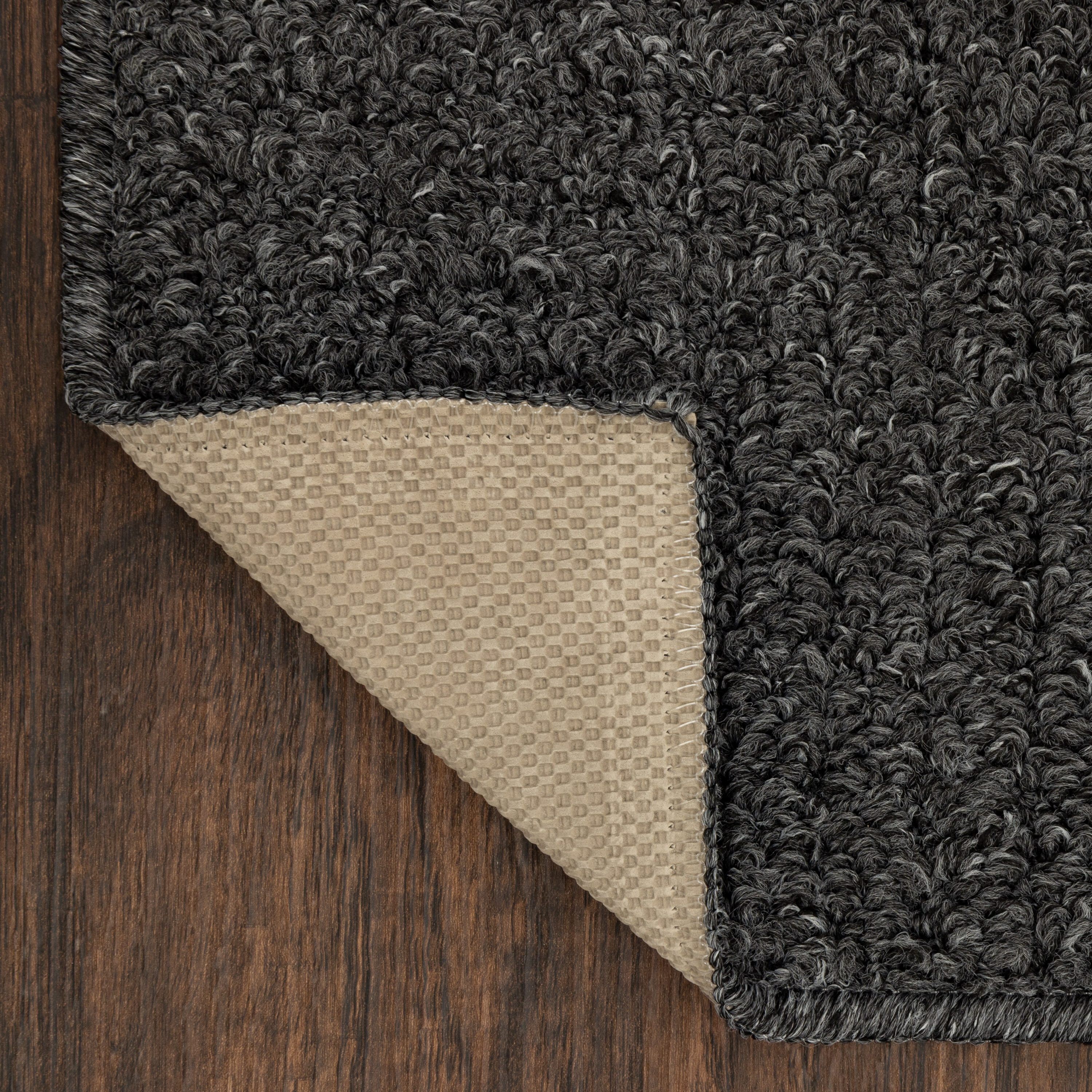 Style Selections 2 X 6 (ft) Grey Indoor Border Machine Washable Runner Rug  in the Rugs department at