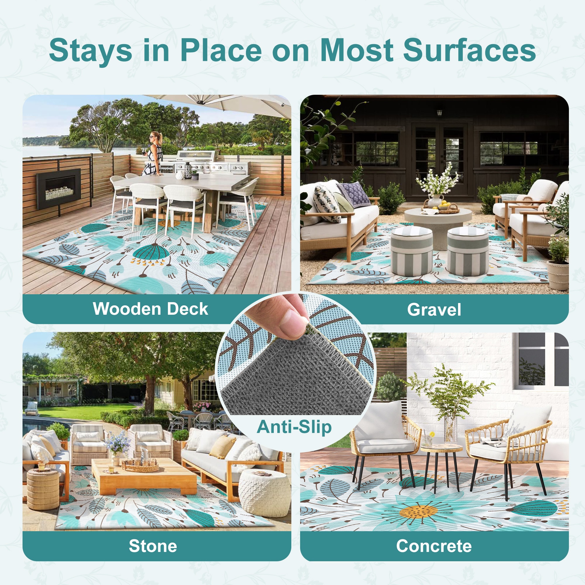 Lahome OR-WYB-001-BL3 rugs - View #7