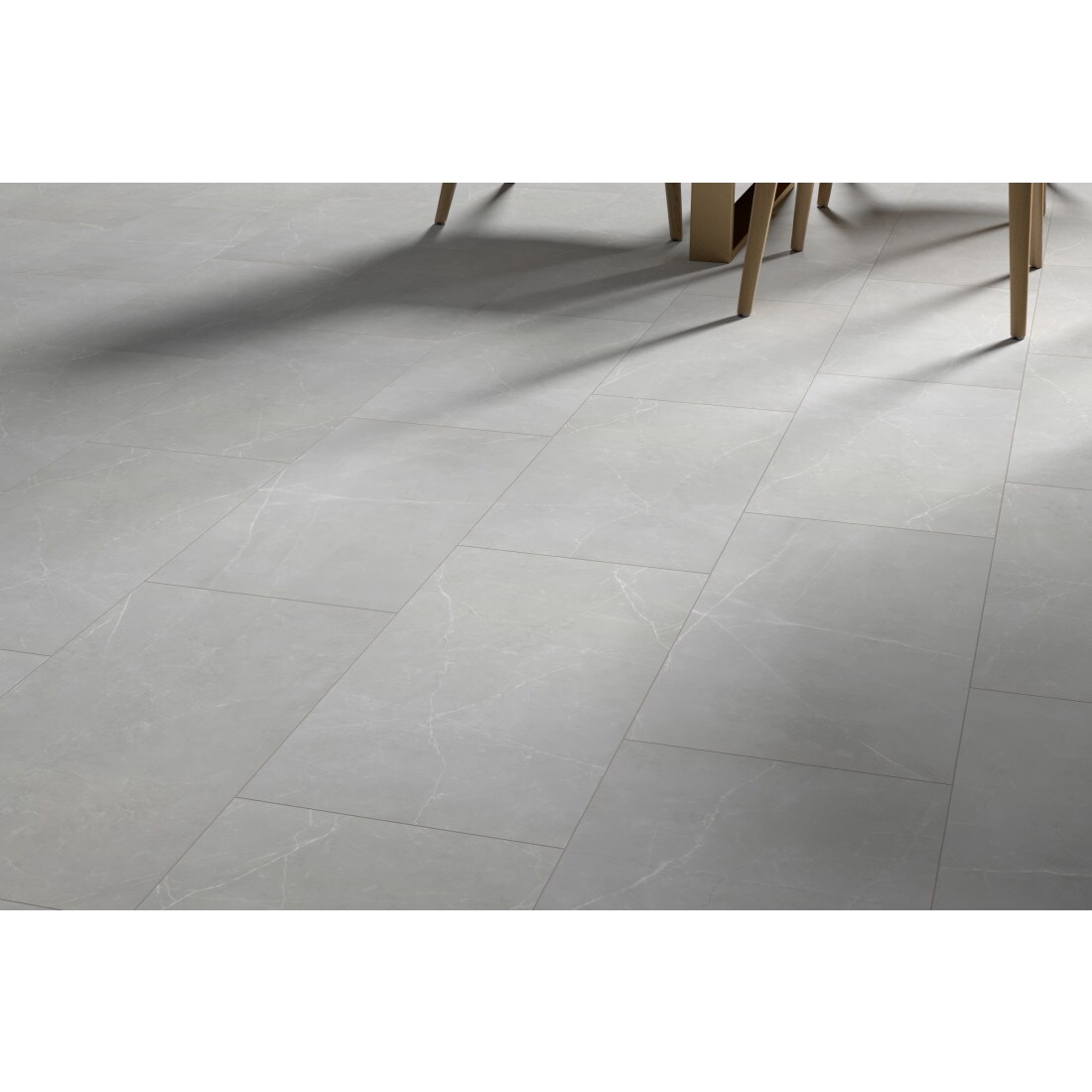 Emser Sterlina Gray 12-in x 24-in Matte Porcelain Stone Look Tile (15. ...