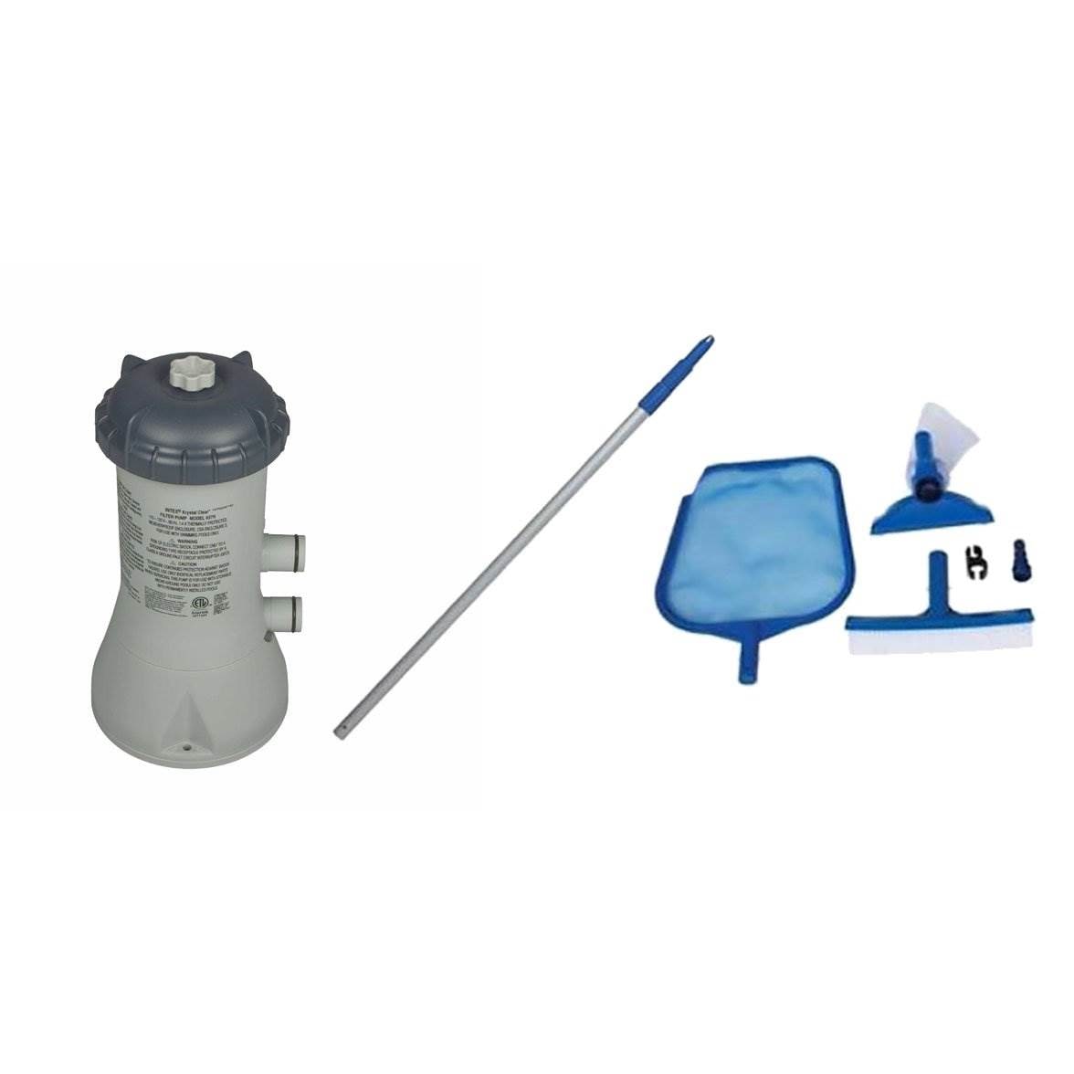 Intex 113232 4440-Sq. Feet Cartridge Pool Filter System with Pump