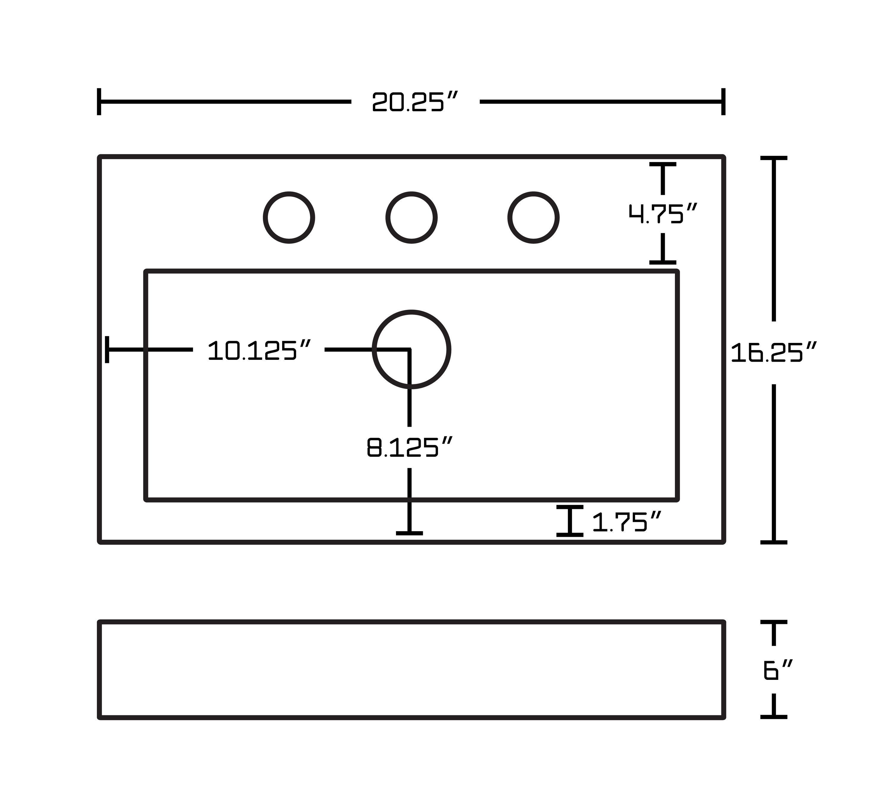 American Imaginations AI-26491 Bath-Sink - View #3