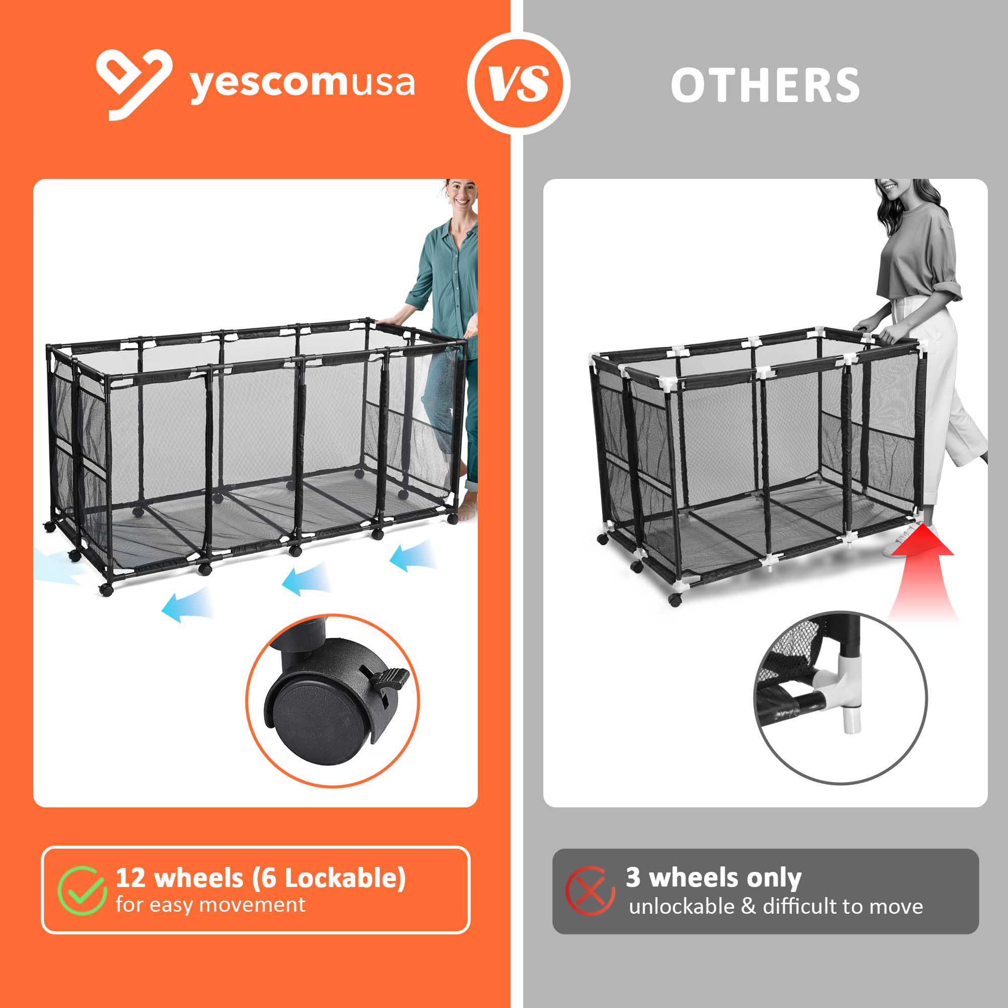 Yescom 06PSB004-4GCWL-06-LO Pool-Organization-Storage - View #3