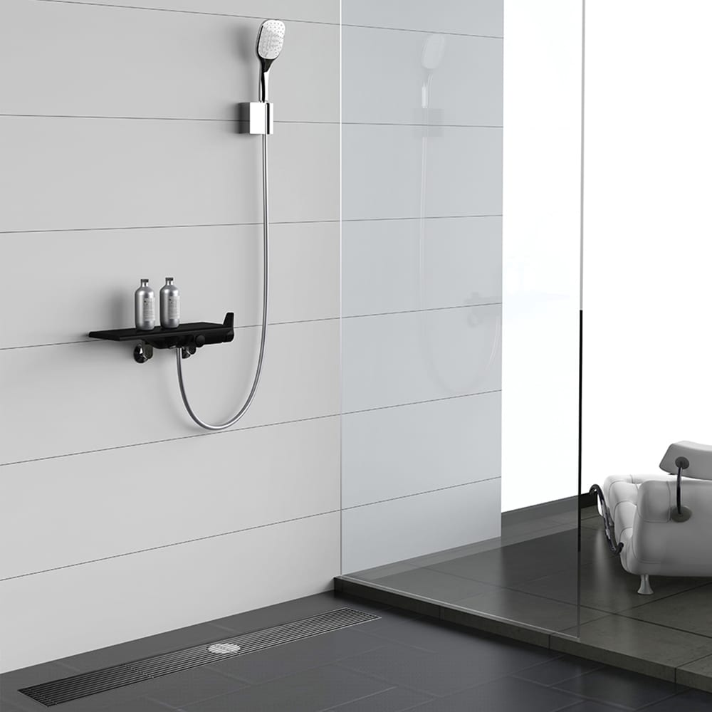 ELEGANTE DRAIN COLLECTION KD01A108-36-MBLK Drains-Flanges - View #2