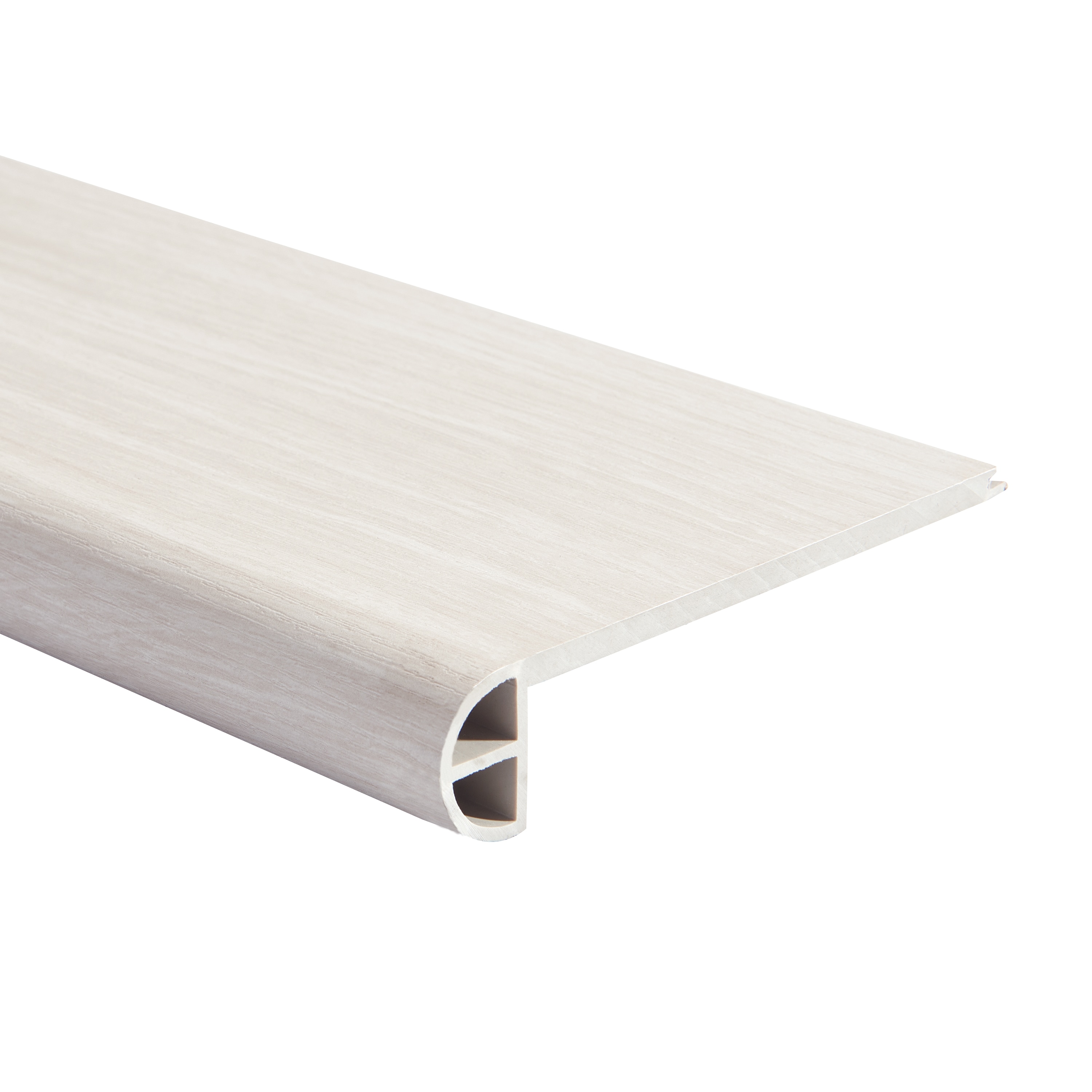 Villa Barcelona LOWMVCL868-FSN Madero Rigid Core 4.527-Inches x 94.48-Inches x 0.944-Inches Madero Prefinished Vinyl Flush Stair Nosing
