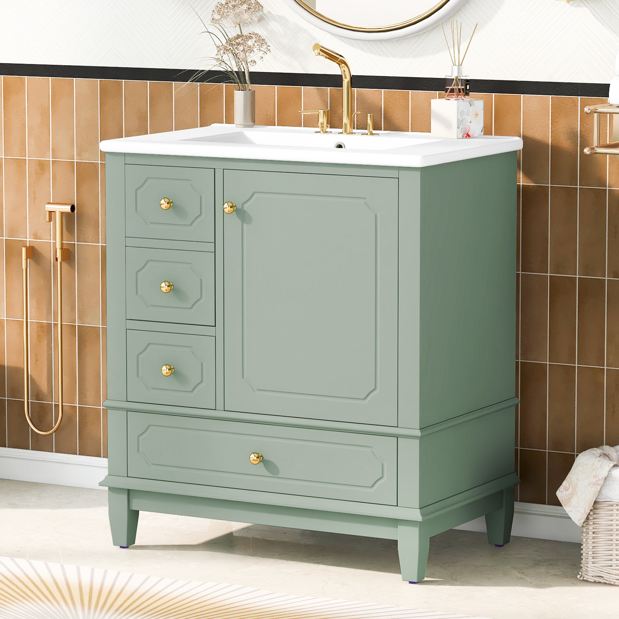 WELLFOR CBY-P296569F Bath-Vanity-Combo - View #2