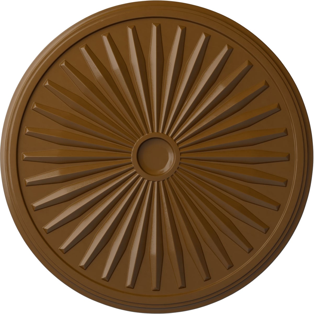 Ekena Millwork CM33LESTF Leandros 33.125-in W x 33.125-in L Painted Smokey Topaz Polyurethane Whole Ceiling Medallion