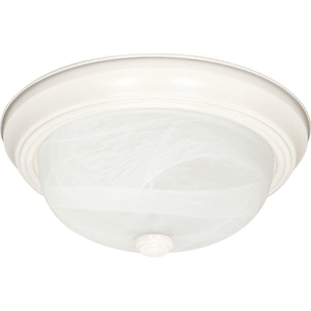  LW-SC528295 3-Light 15.25-in Textured White Flush Mount Light