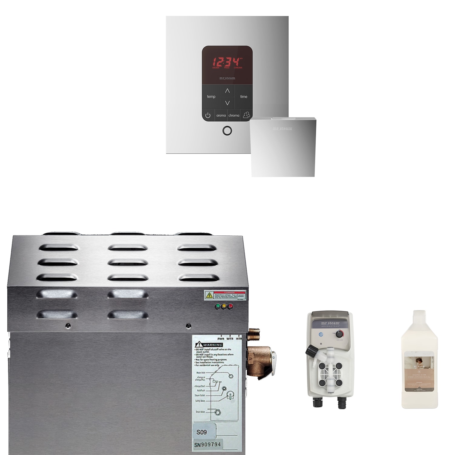 Mr. Steam 05C10DA0A00 5000-Watt Polished Chrome Steam generator control kit