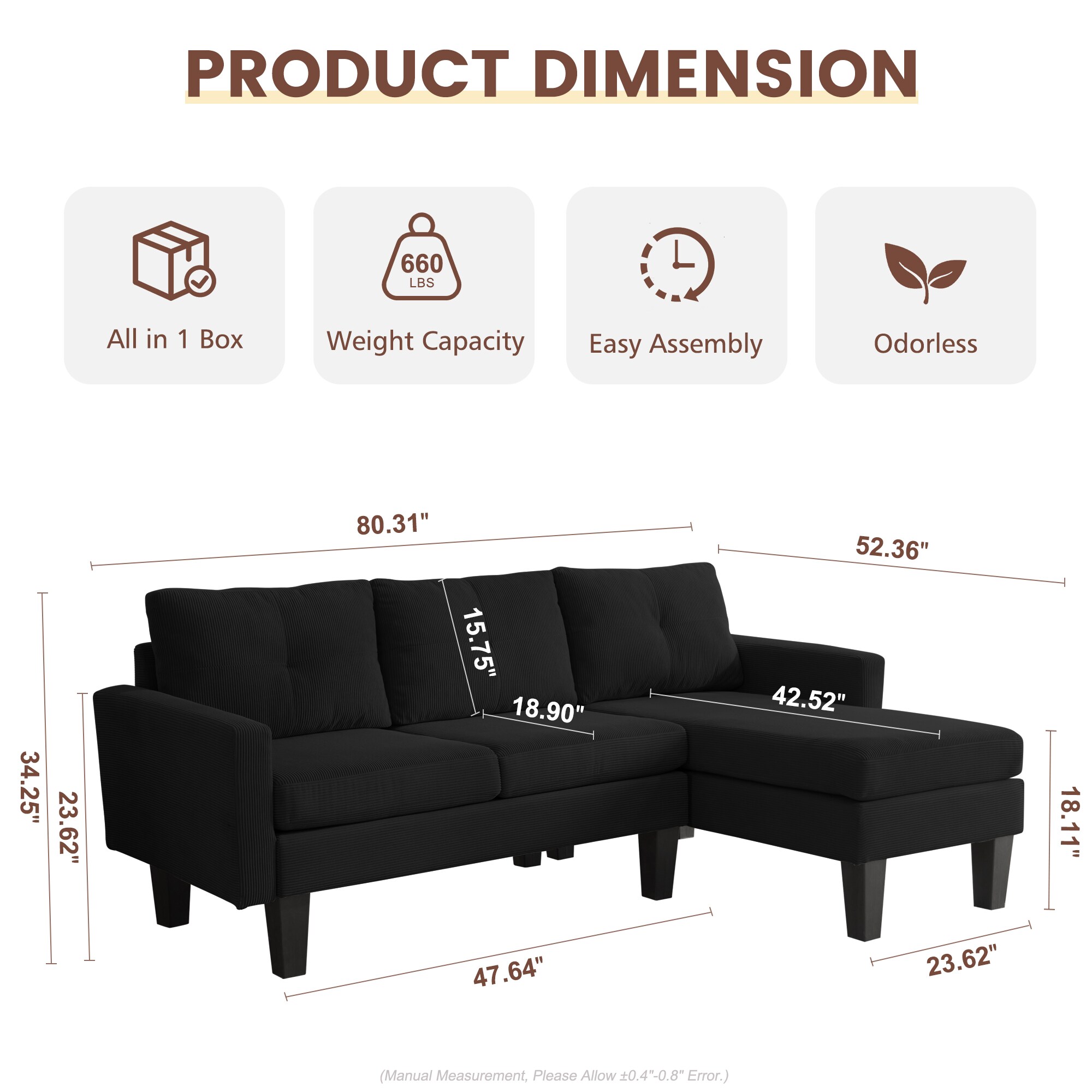 Ovios OLCK550-R Sofas-Loveseats - View #5