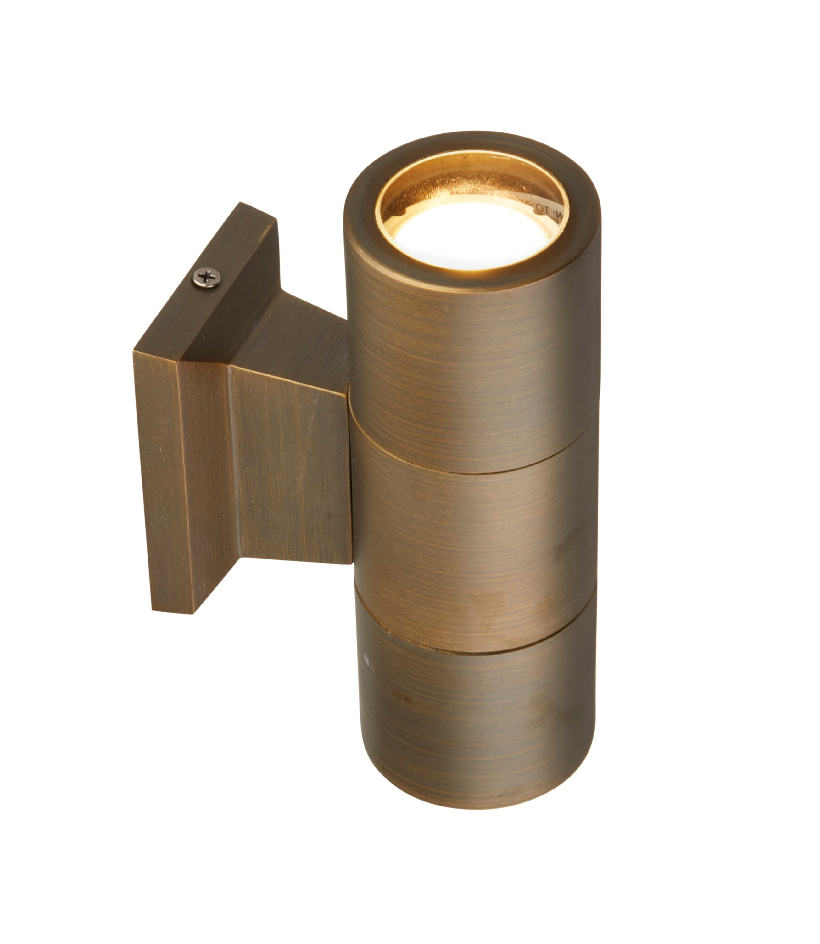 VOLT LOW-VHS-650-BBZ Outdoor Sconce 4.25-in W 2 -Light Brushed Bronze Wall Sconce
