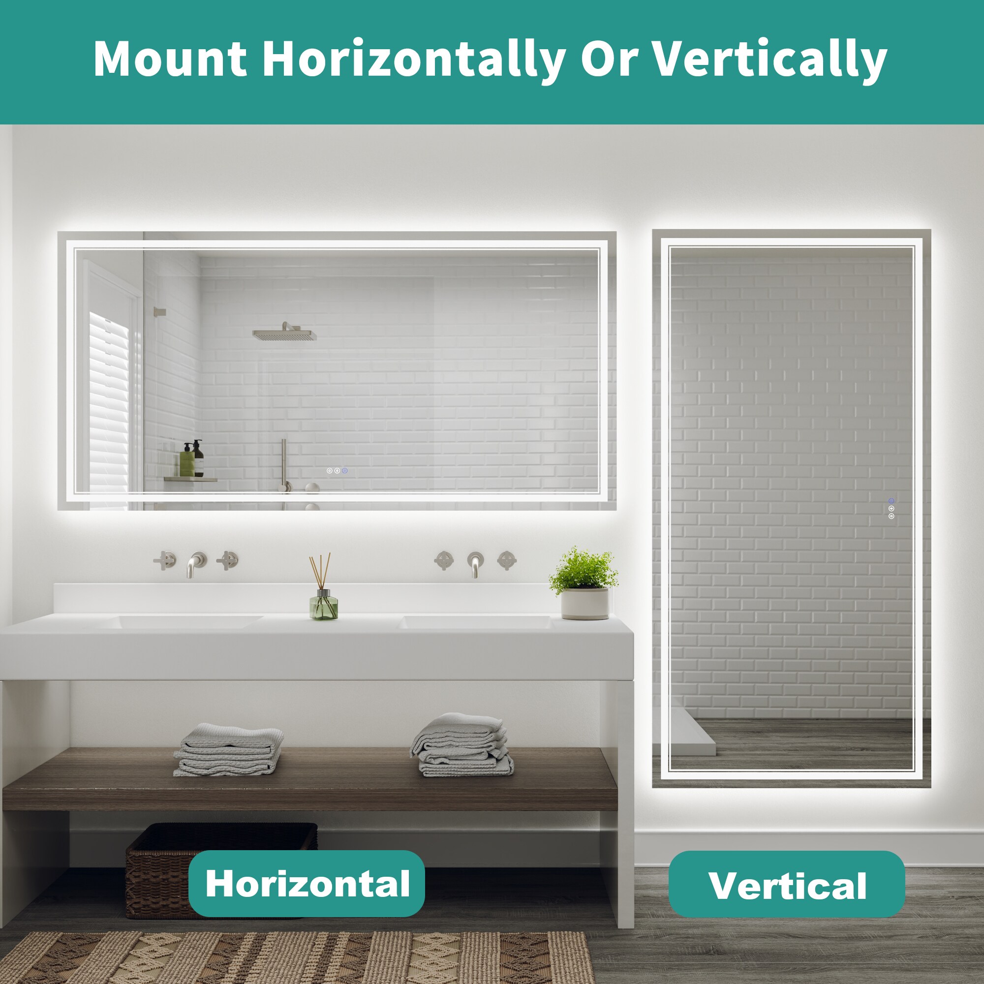 ES-DIY JPZSLTBM7236V15 Framed-Bath-Mirrors - View #13