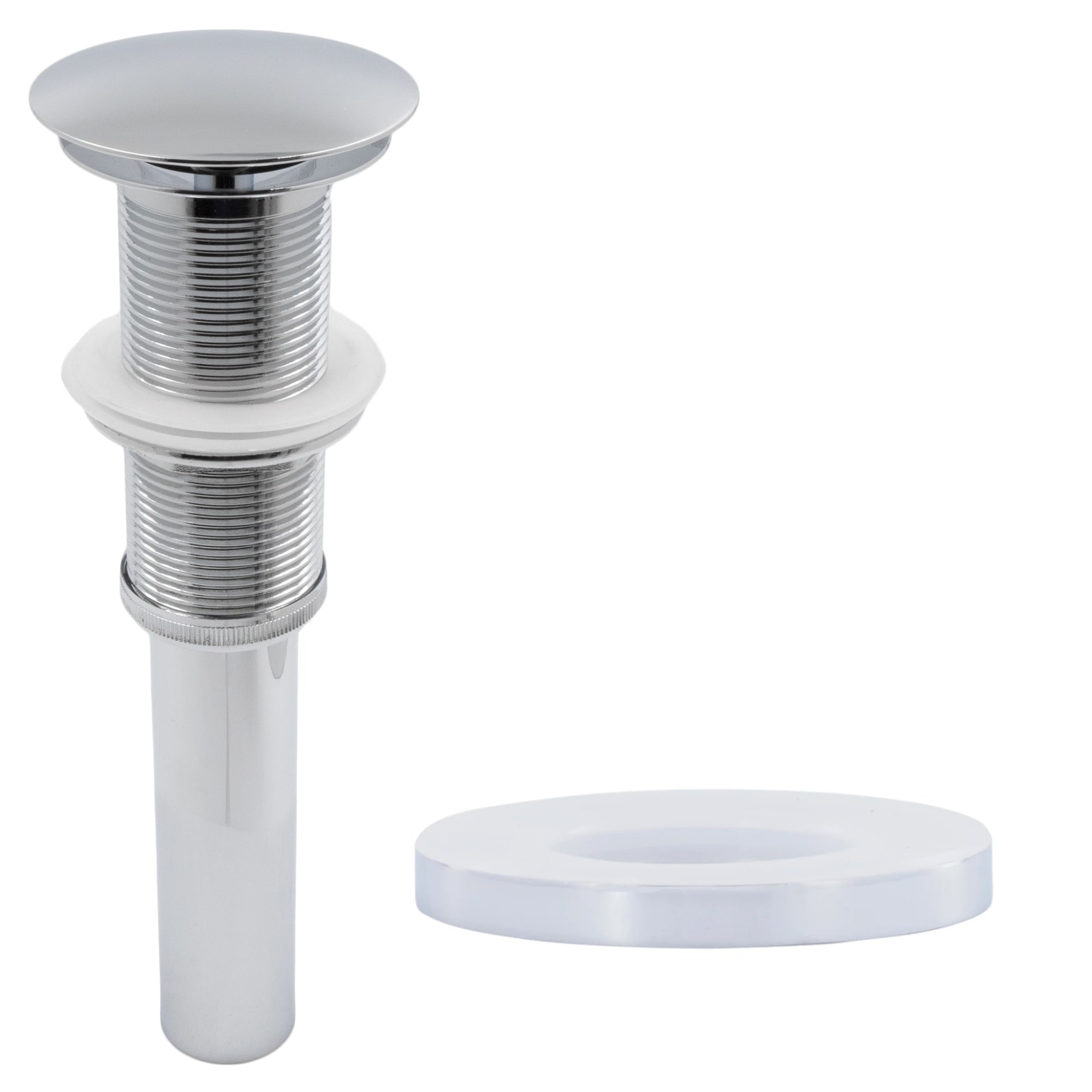 Novatto - Umbrella Drain Chrome Bathroom Sink pop up drain kit
