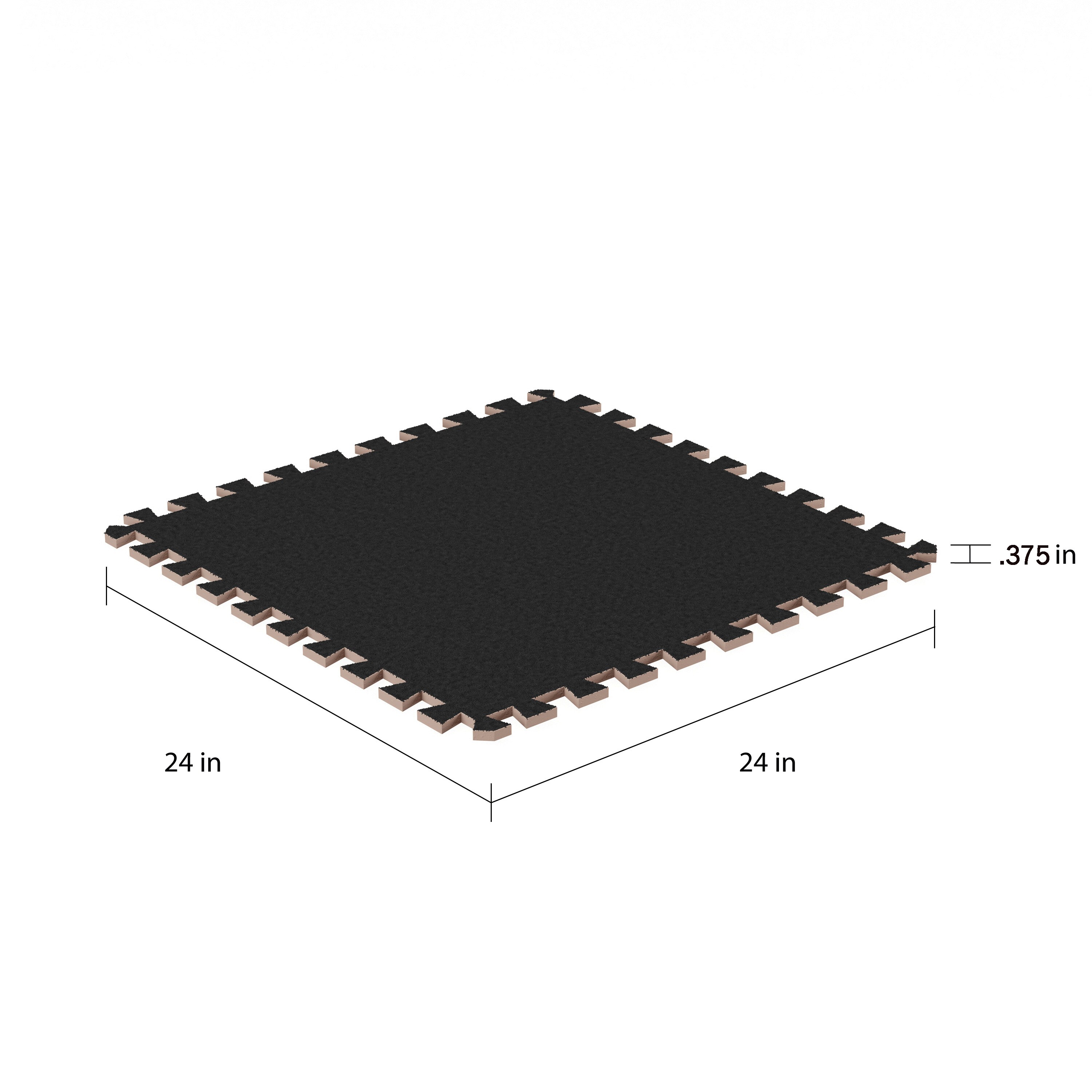Fleming Supply Foam Mat Floor Tiles, Interlocking EVA Foam Padding -  20434365