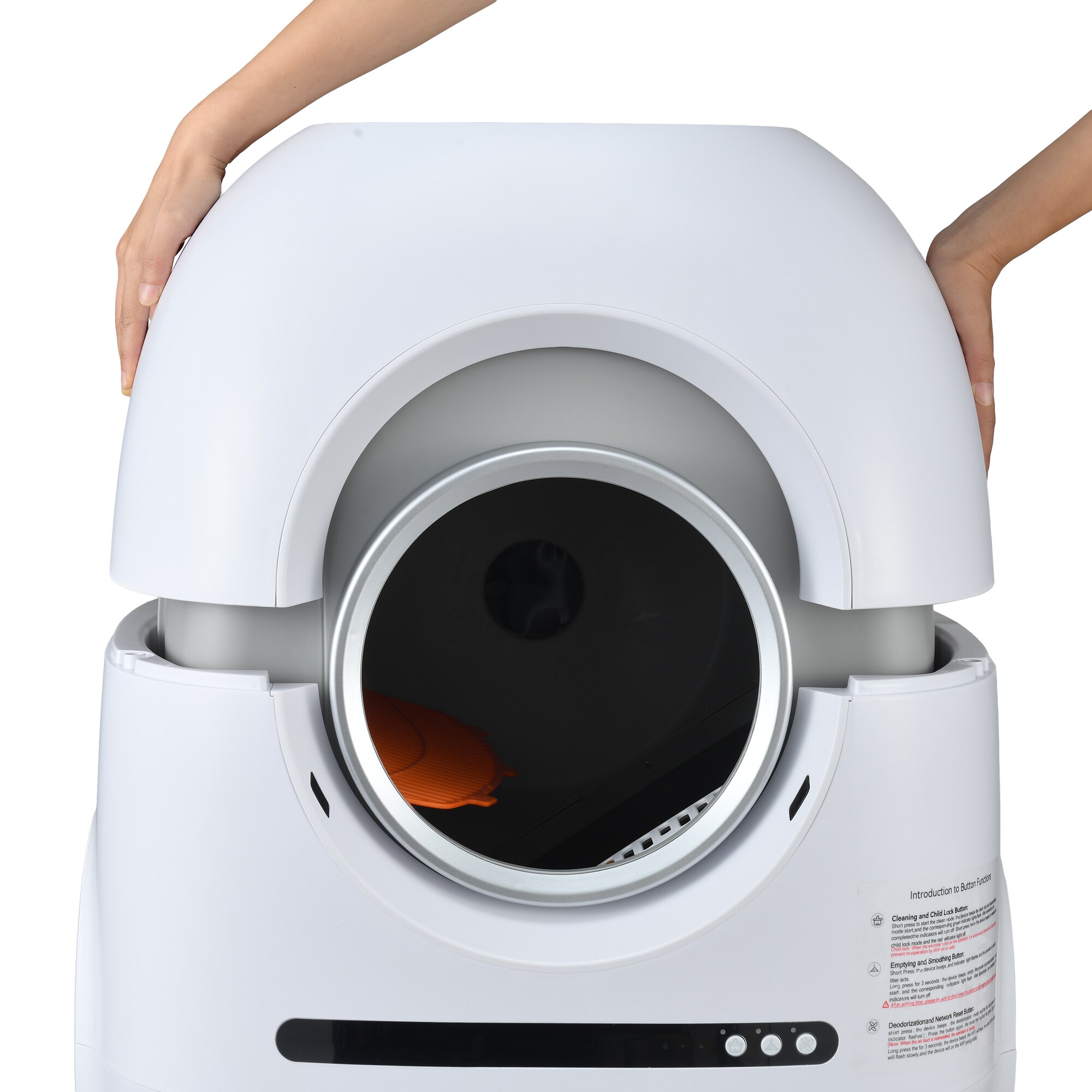 LIVIZA GIJ-SCLB-001WH Cat-Litter-Box - View #8