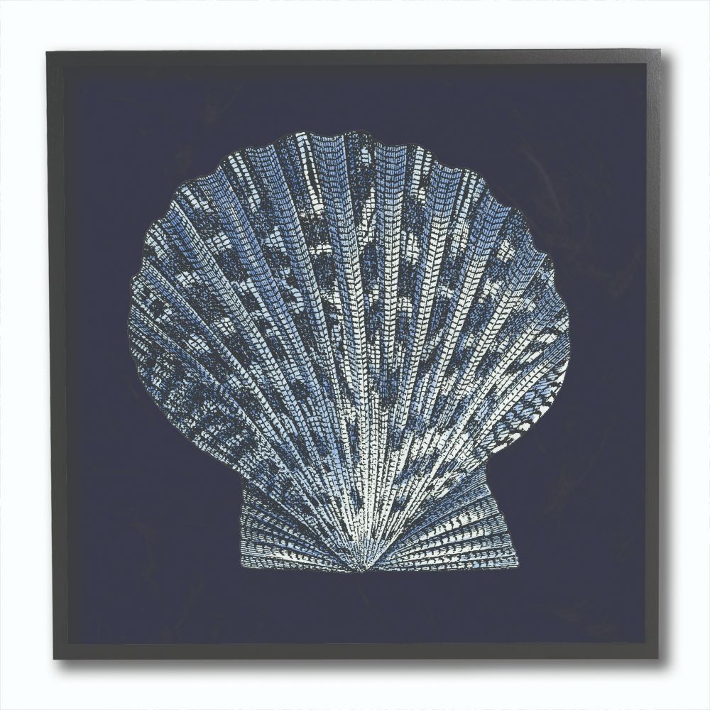 Distressed Look Scallop Shell Dual Photo Frame