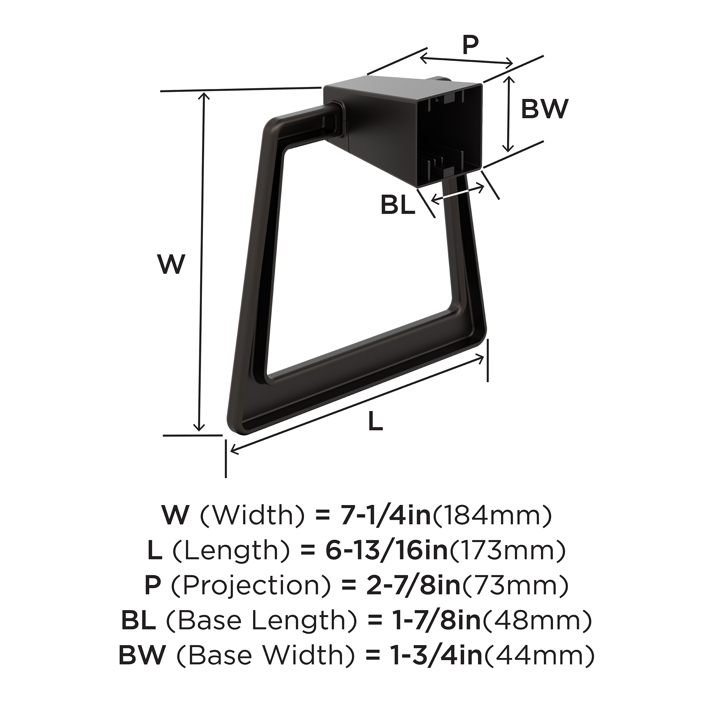 Amerock BH36002ORB d060355 - View #3