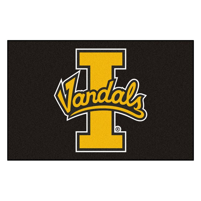 FANMATS Idaho Vandals 1-1/2-ft x 2-1/2-ft Black Rectangular Indoor Door Mat FANMATS Idaho Vandals 1-1/2-ft x 2-1/2-ft Black Rectangular Indoor Door Mat