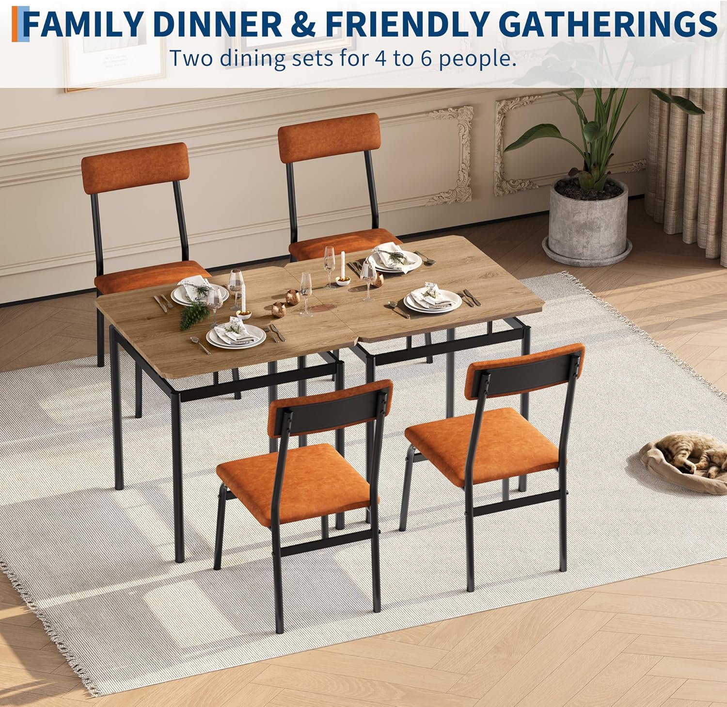 Qeetex YJCJ-PHK-34B9D76U Dining-Tables - View #6