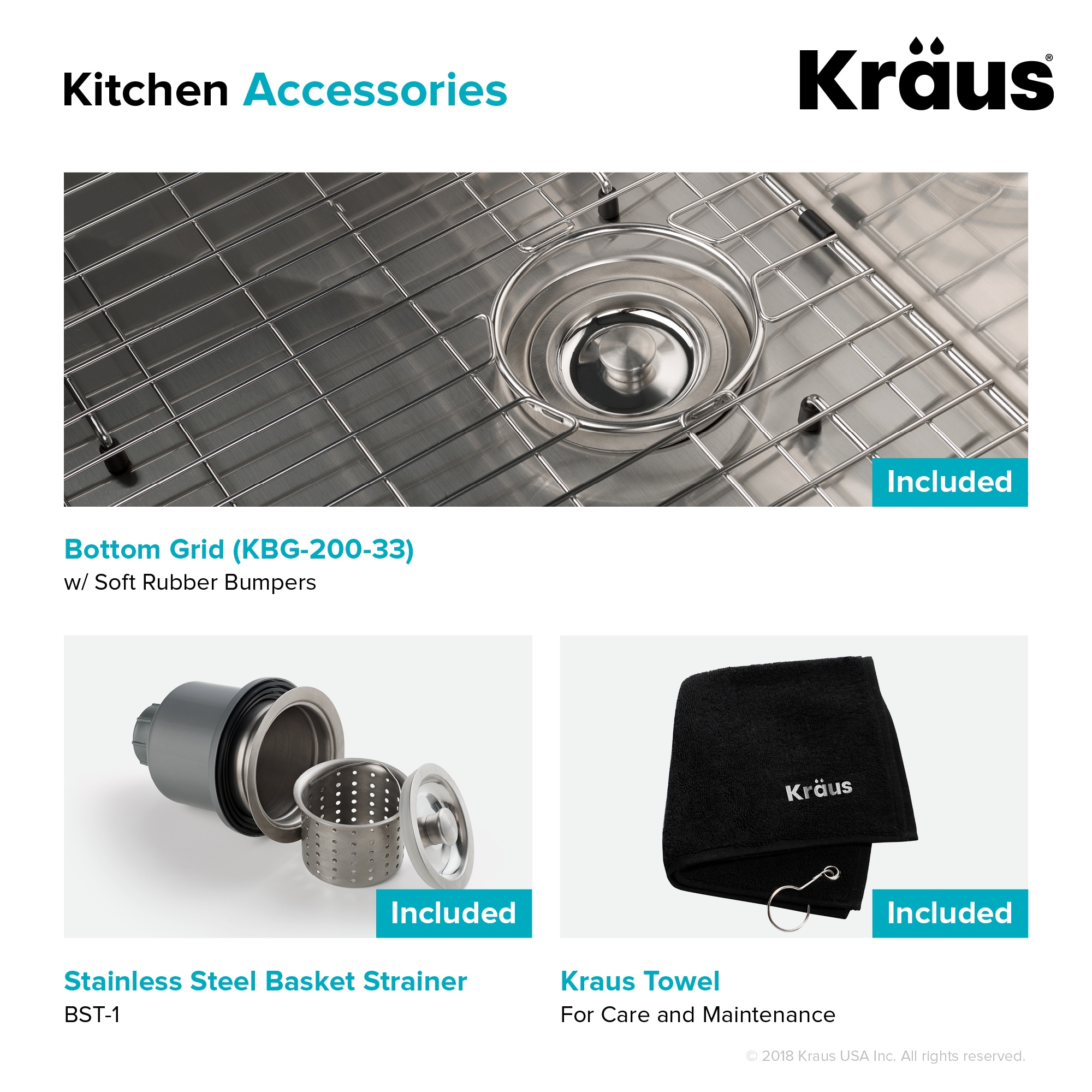 Kraus KHF200-33 Kitchen-Sinks - View #10
