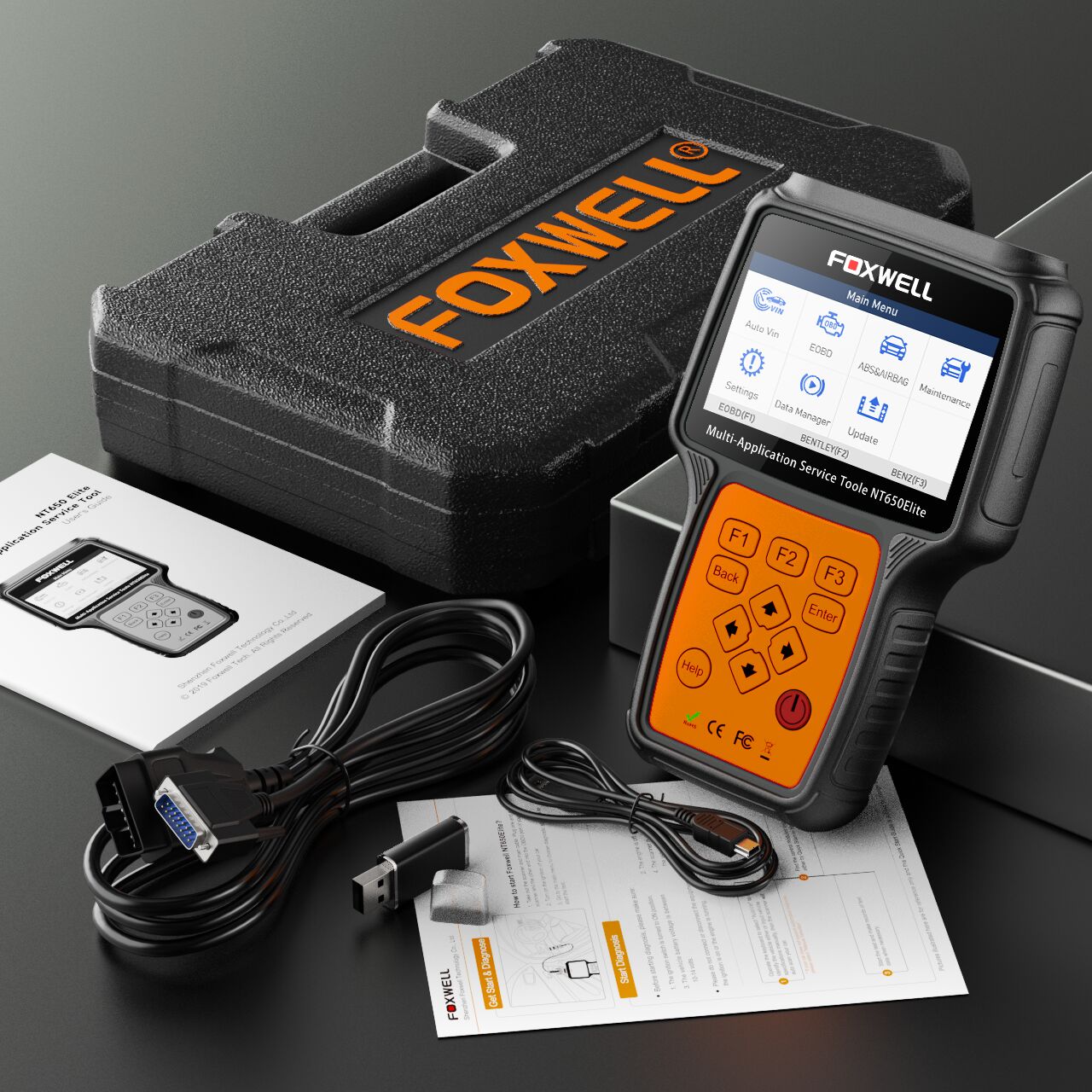 Foxwell FOXWELL NT650 ELITE Auto-Diagnostic-Testing-Tools - View #9