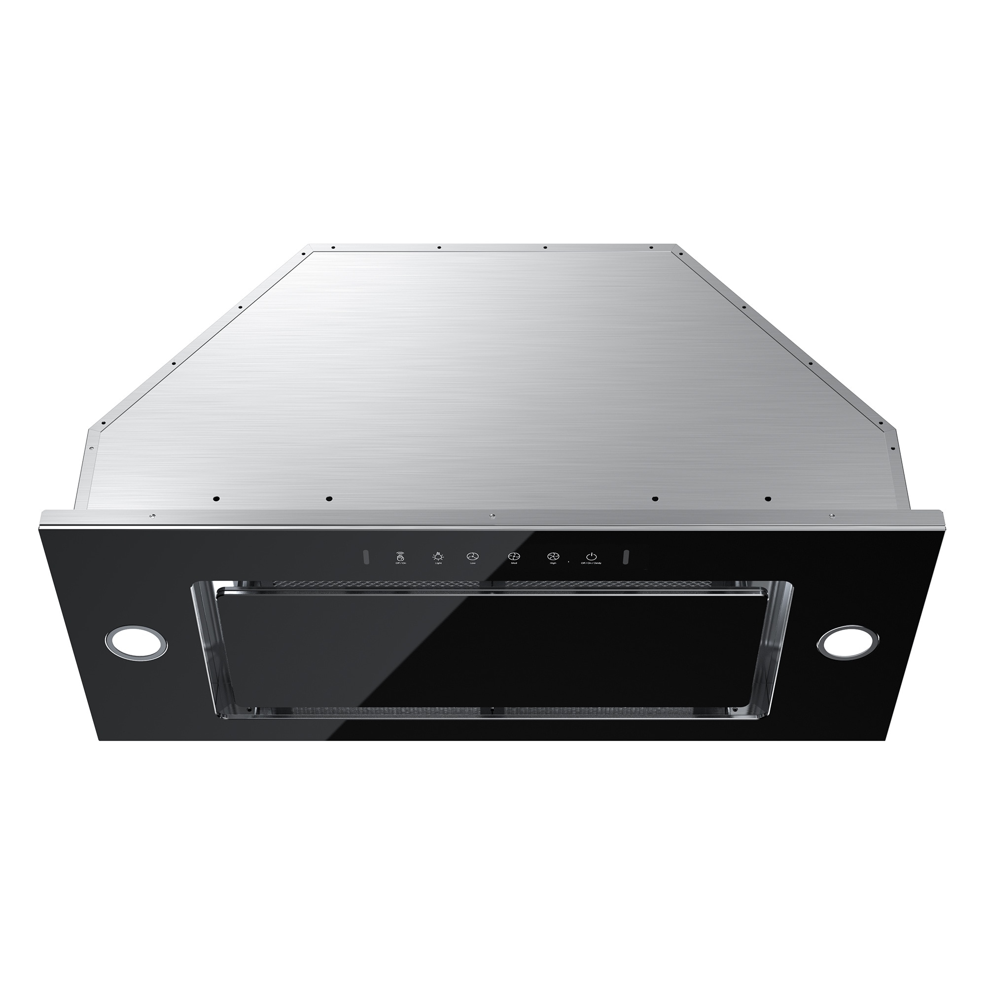 VIKIO VKARB1130GB 30 inch Convertible 830-CFM Recirculating Black Insert Under Cabinet Range Hood with Charcoal Filter