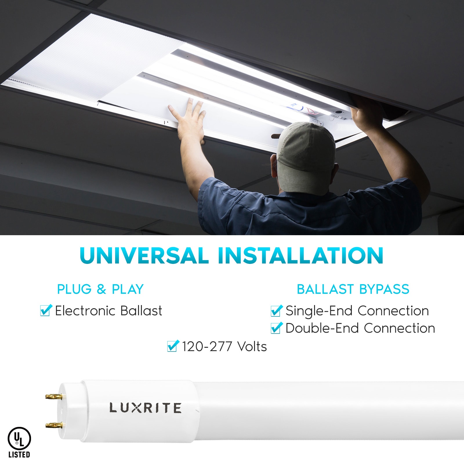 Luxrite LR34233-4PK Led-Tube-Light-Bulbs - View #7