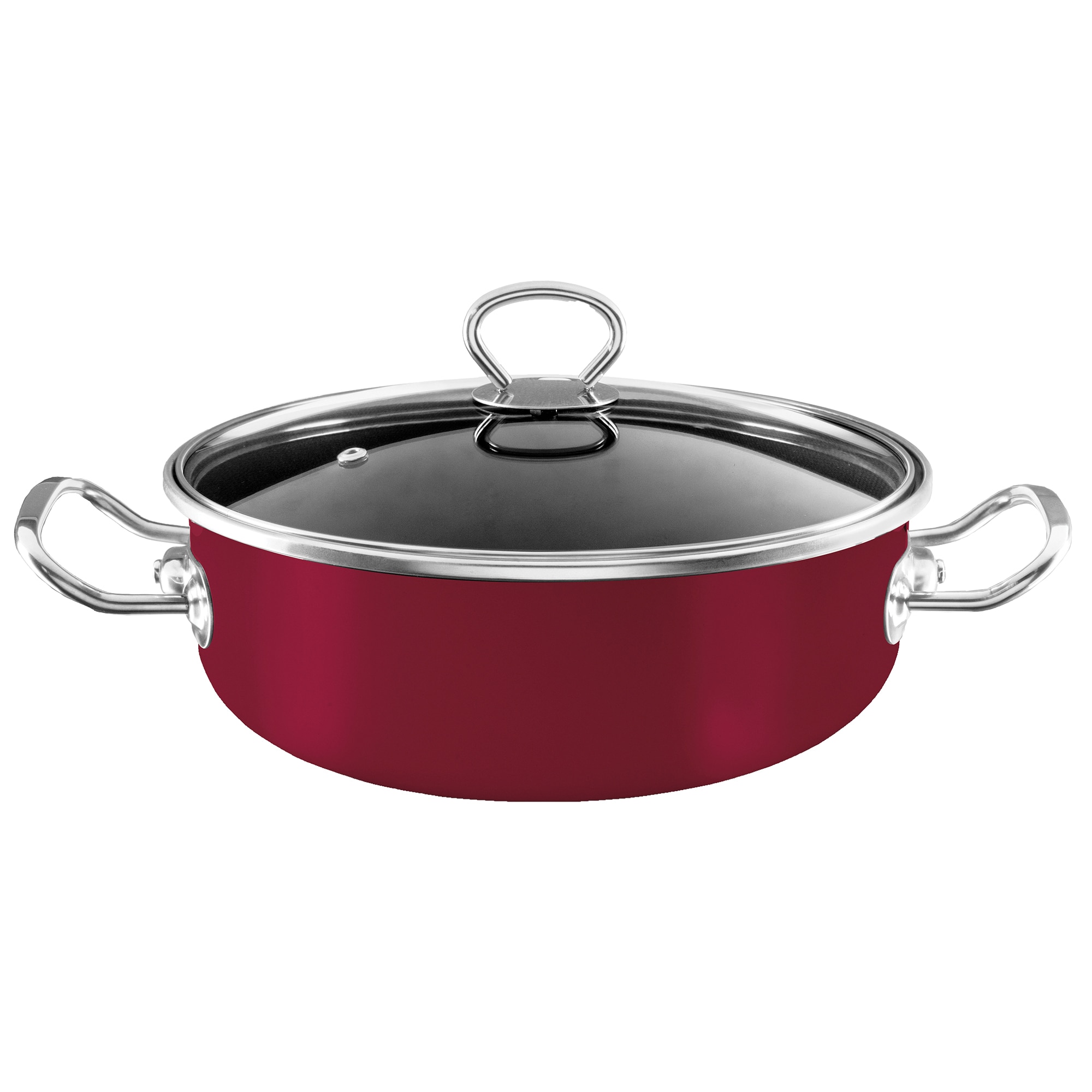 Vasconia EKV4043433 Red Steel Casserole dish