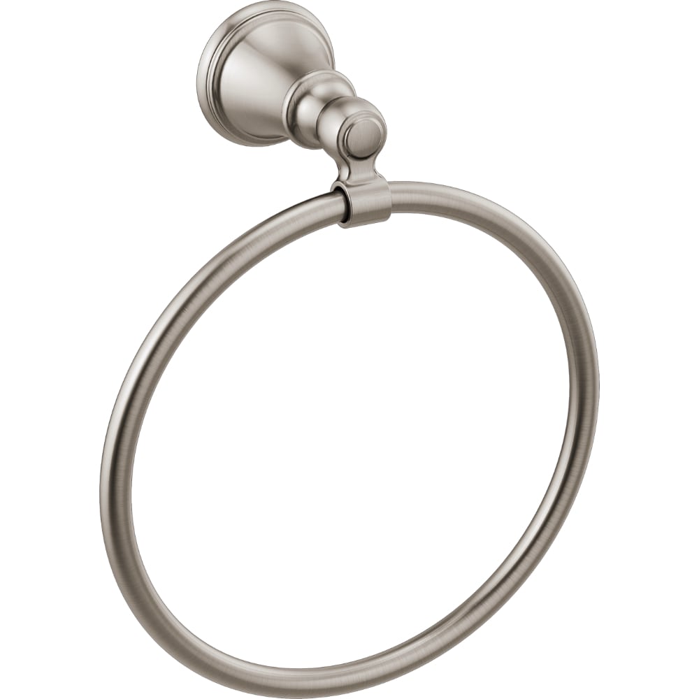 Delta Flynn Oil Rubbed Bronze Wall Mount Single Towel Ring in the Towel  Rings department at