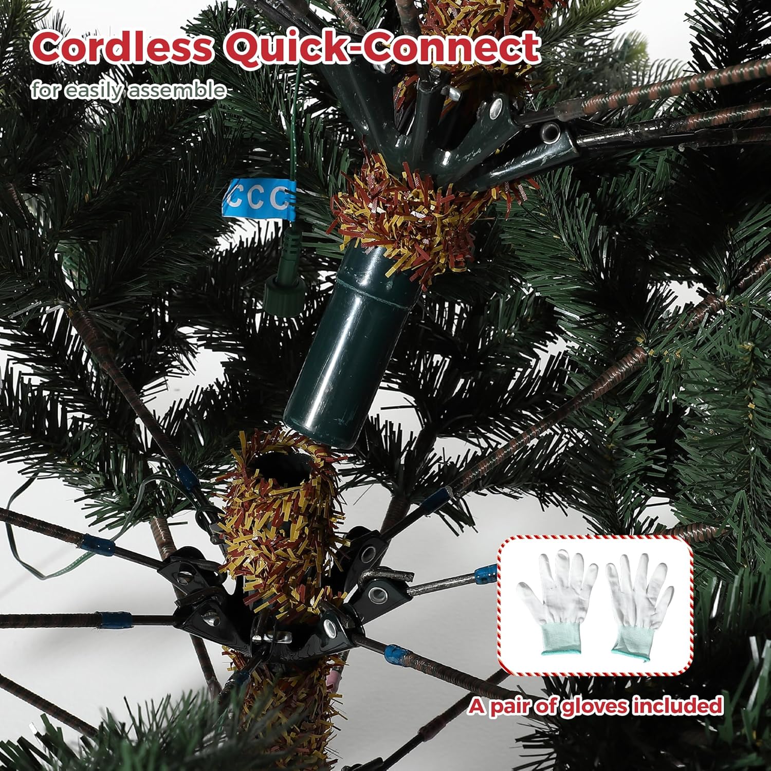 Qeetex LHF-SDS-QOP65003 Artificial-Christmas-Trees - View #8