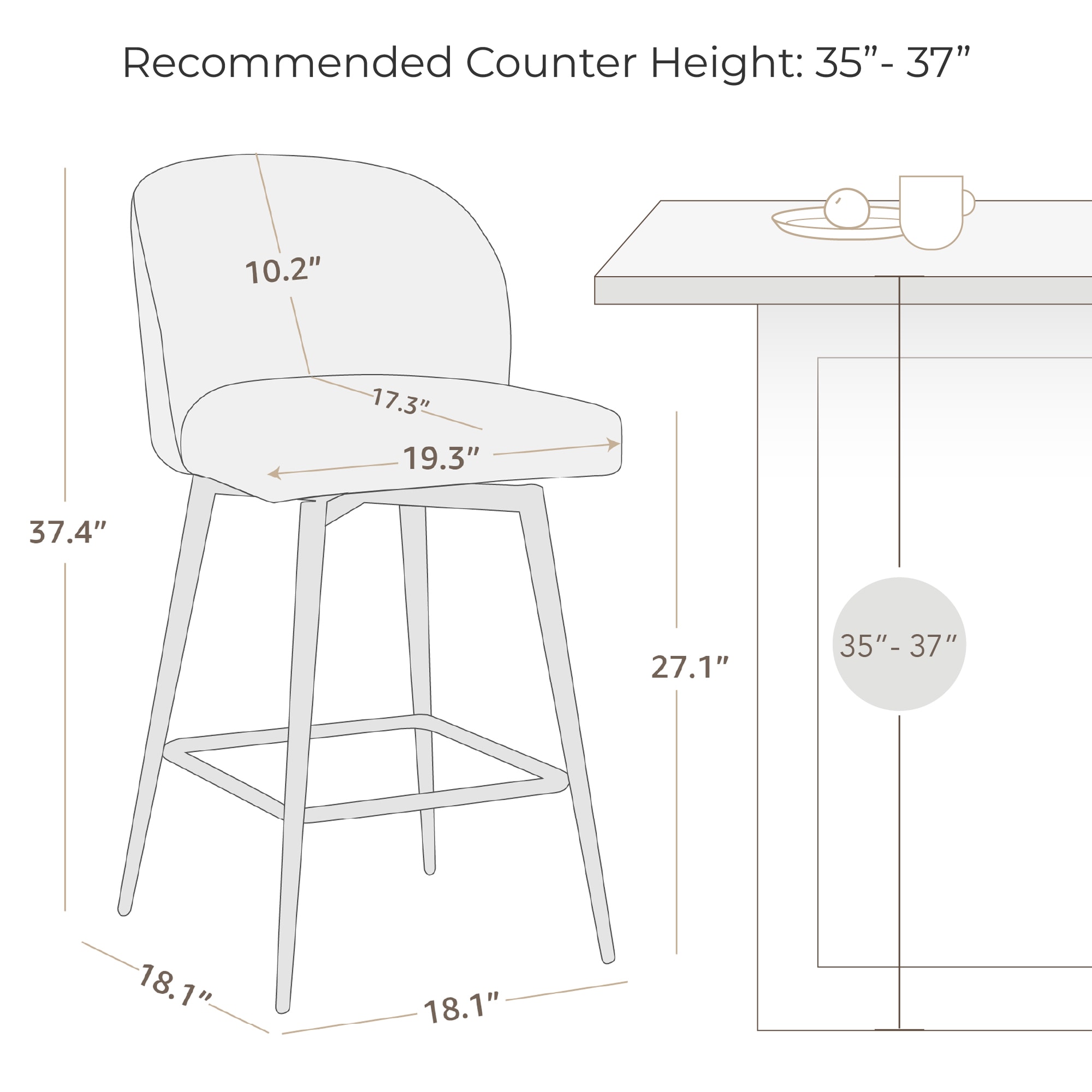 Circle 55 3-LWSY2001-B1362 stools - View #12
