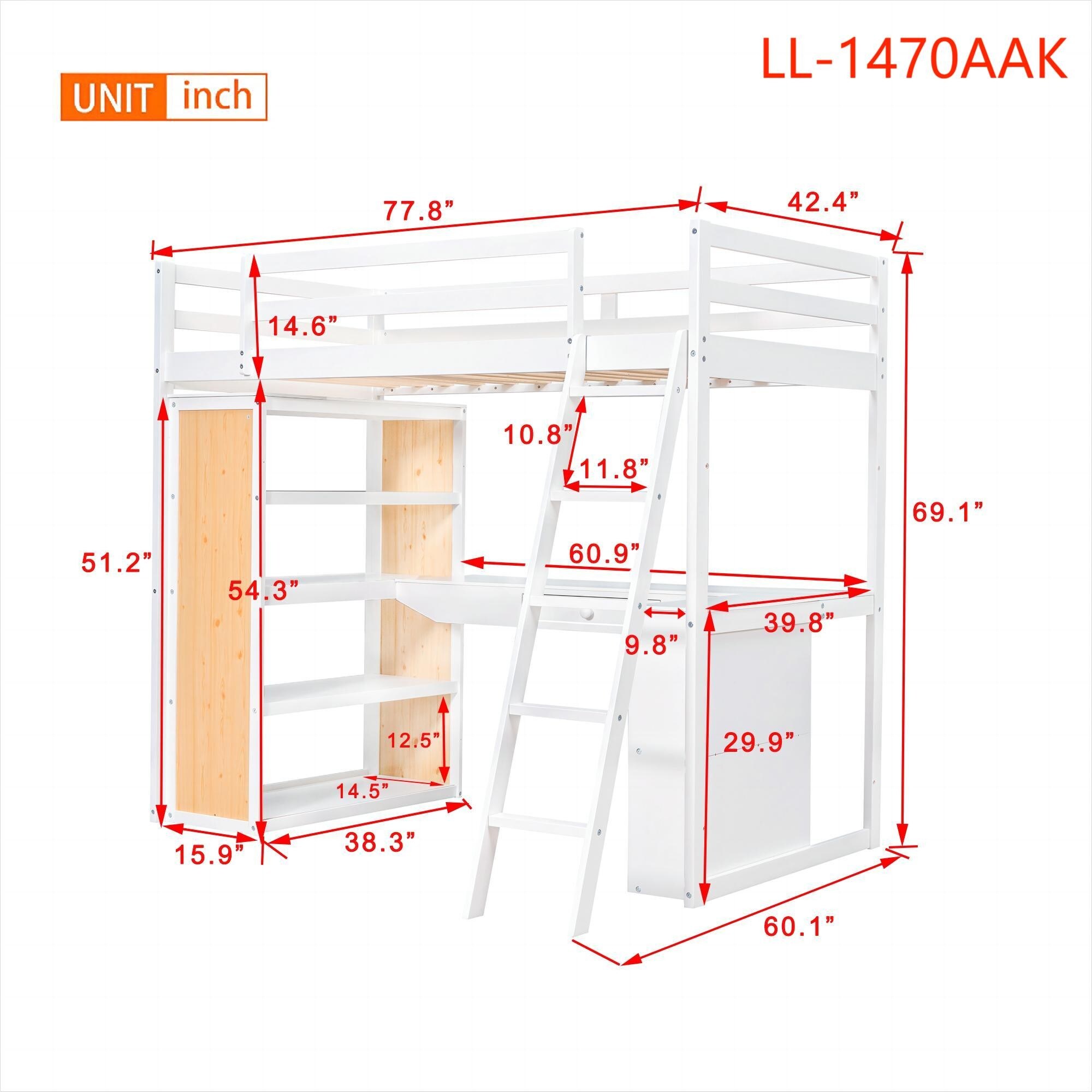 Yiekholo LL-1470AAK Bunk-Beds - View #8