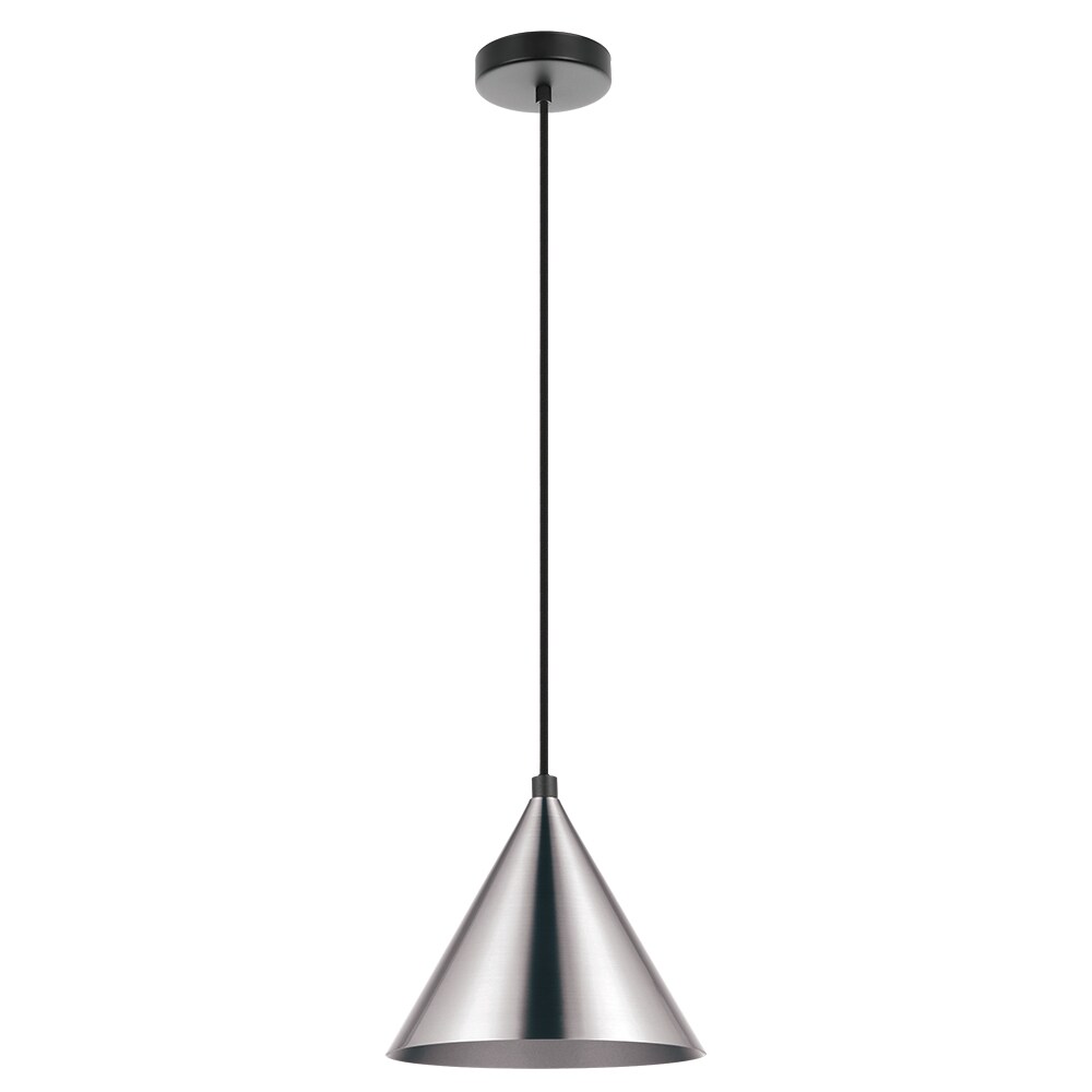 EGLO 205642A Narices Structured Black Transitional Cone Mini Hanging Pendant Light