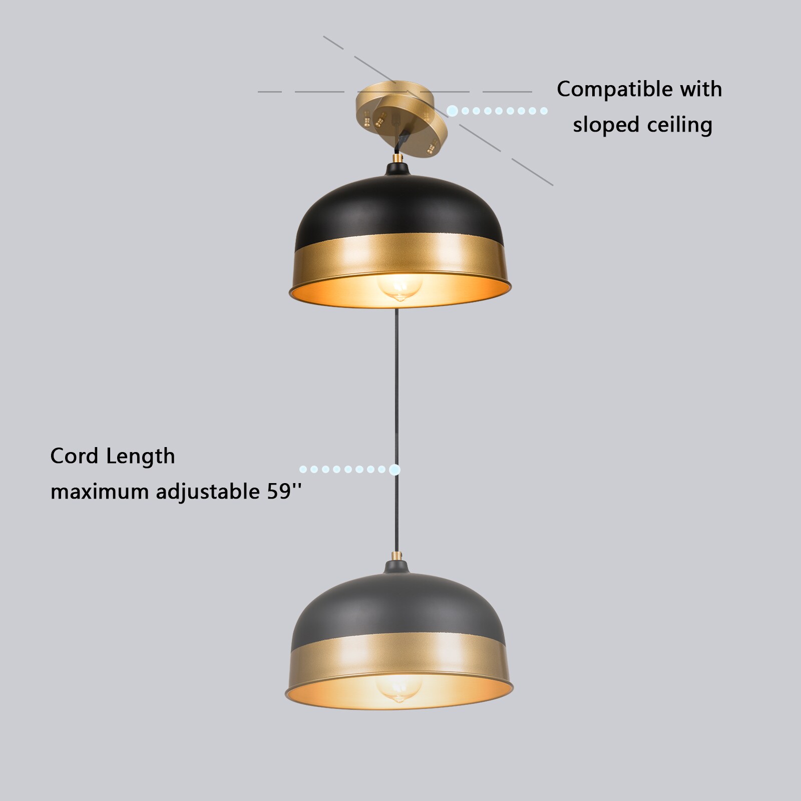 ExBrite XYJSPL2201ACMBE26 Pendant-Lights - View #8