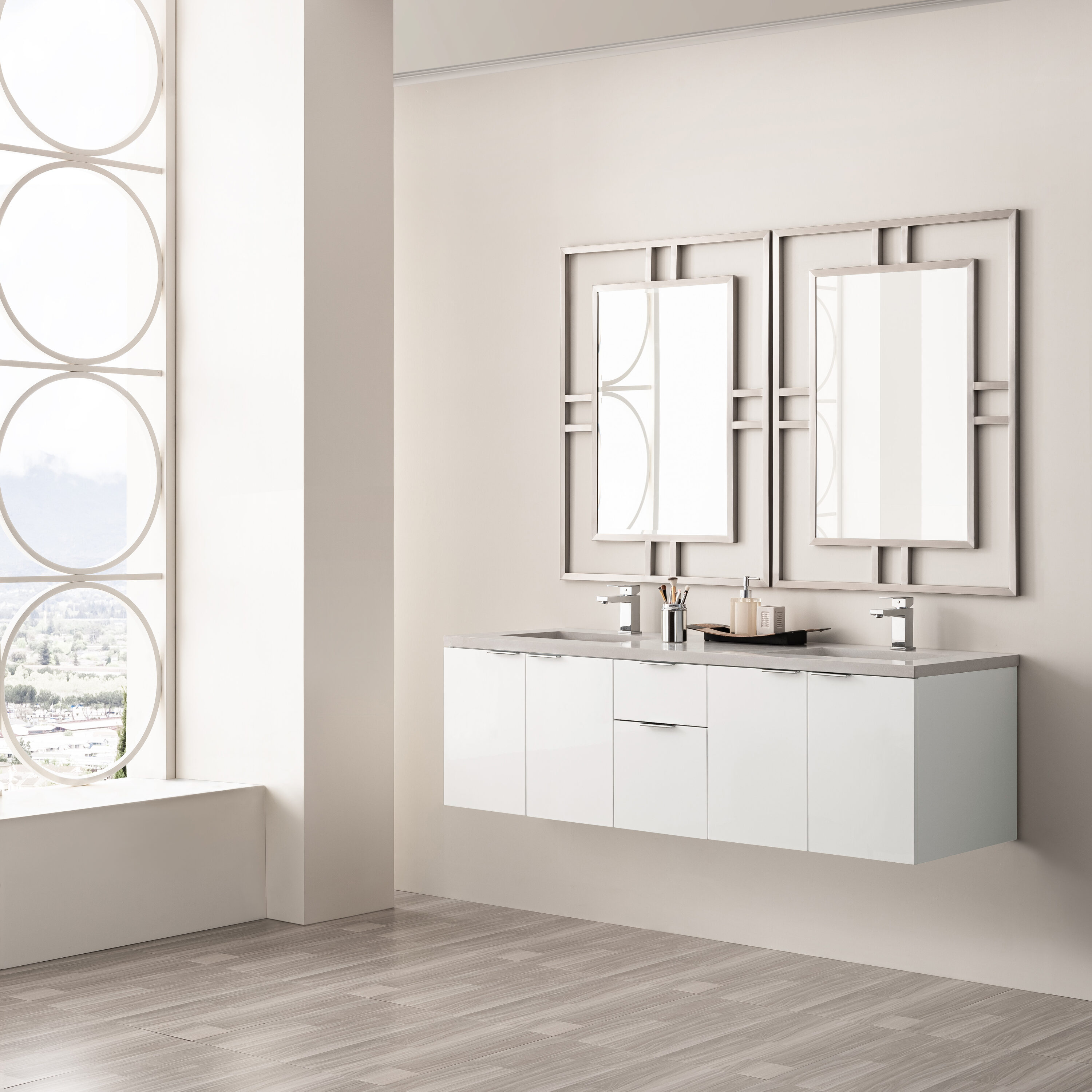 James Martin Vanities HD388V60D-GW-PG Bath-Vanity-Combo - View #6