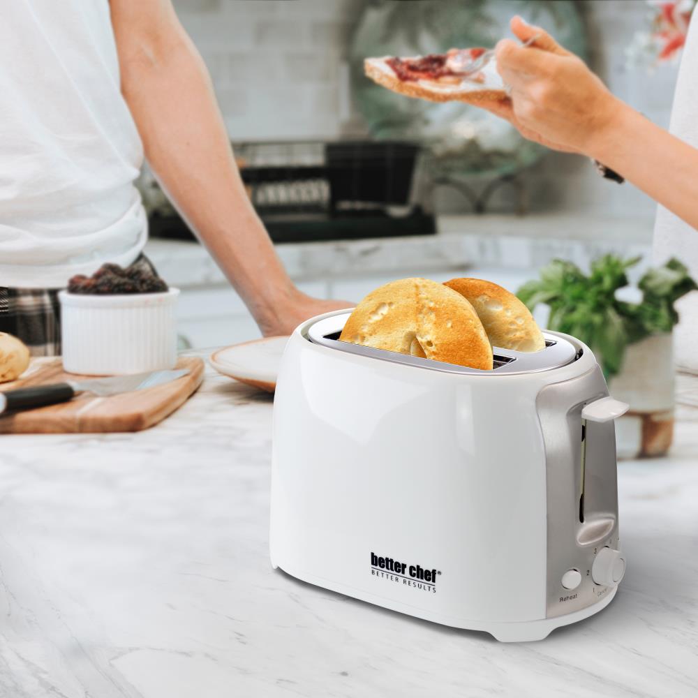 Cuisinart 2 Slice Compact Plastic Toaster CPT-122 White Kitchen Toast