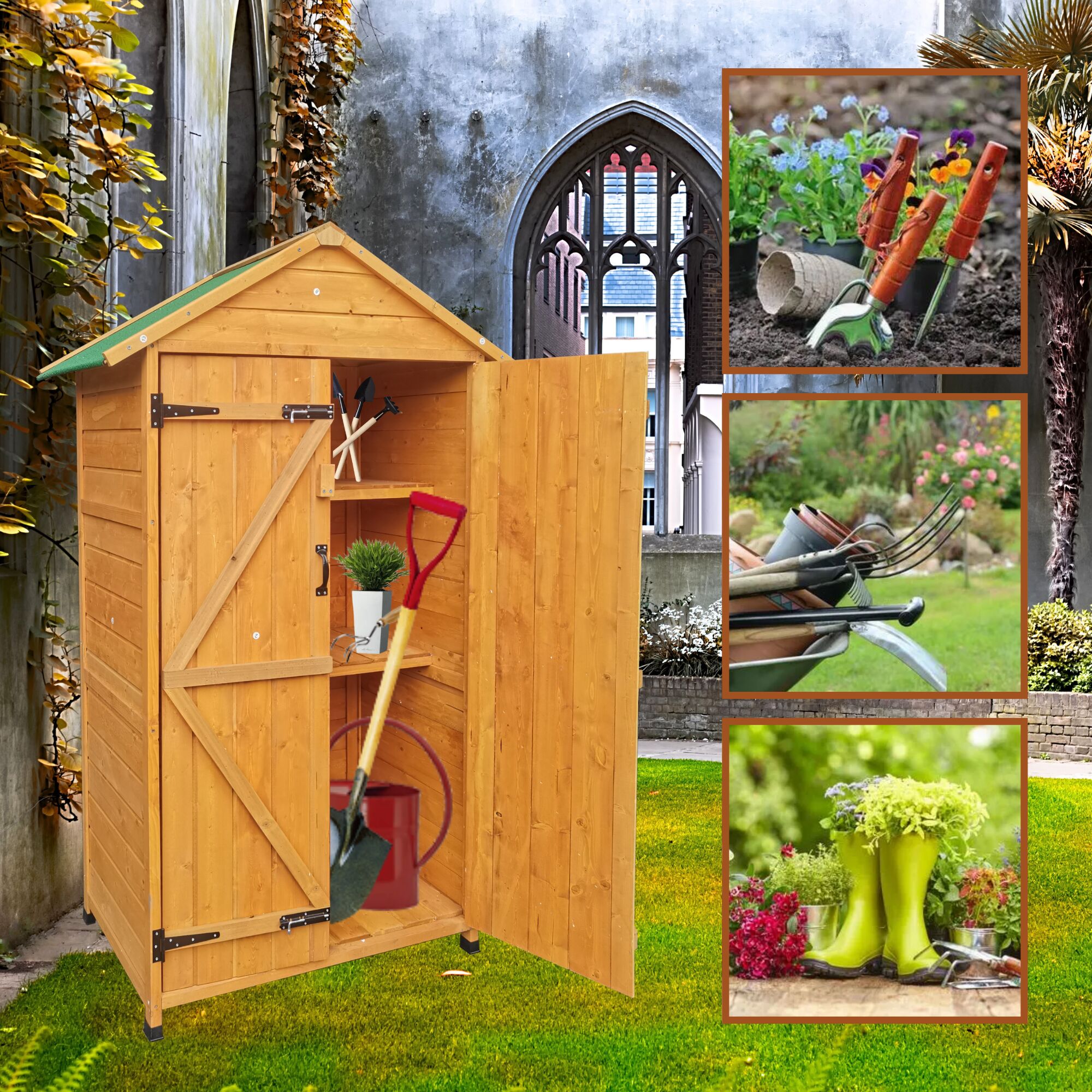 Xspracer ML-WOS001WS Wood-Storage-Buildings - View #3