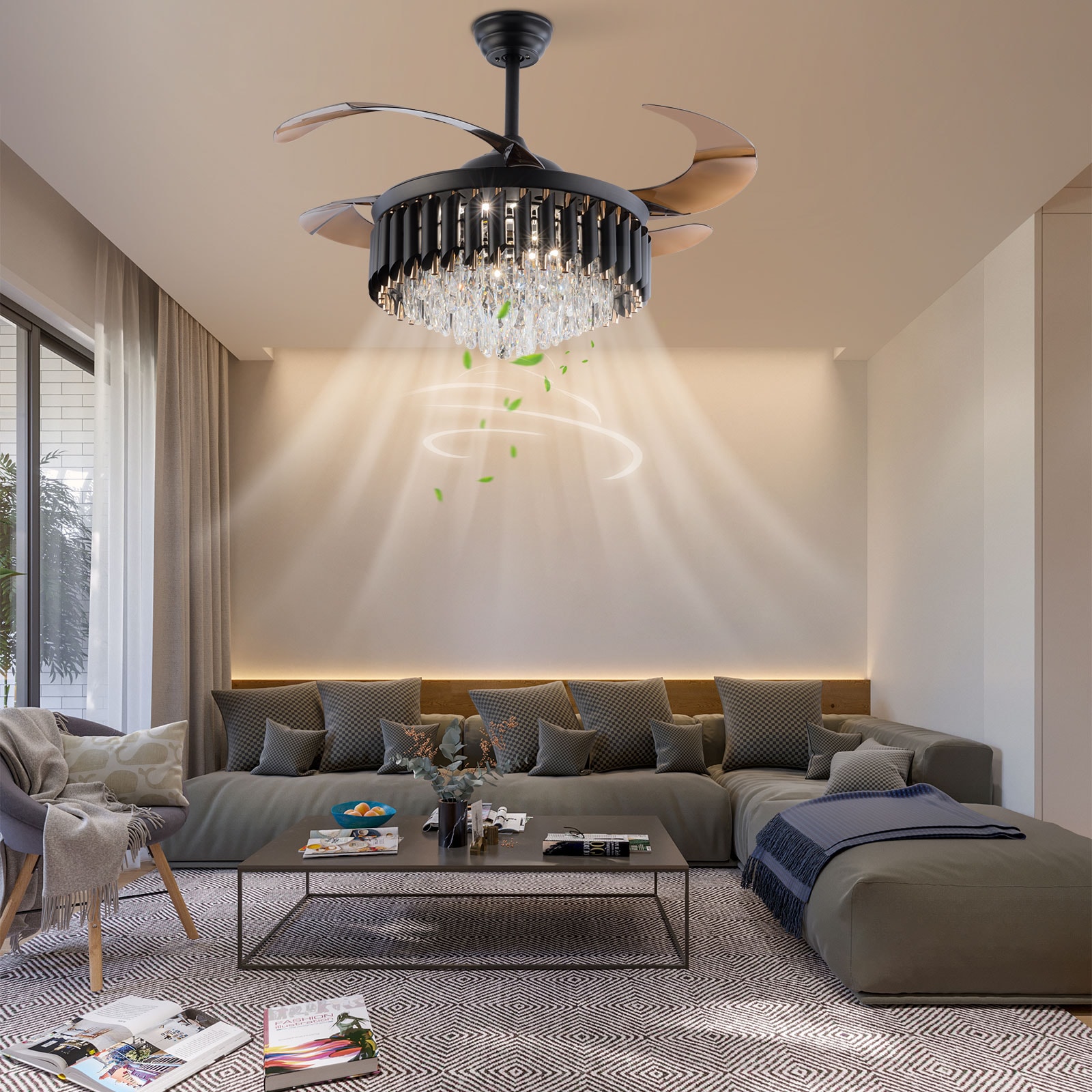 Oukaning JZUCOD-00800099 Ceiling-Fans - View #2