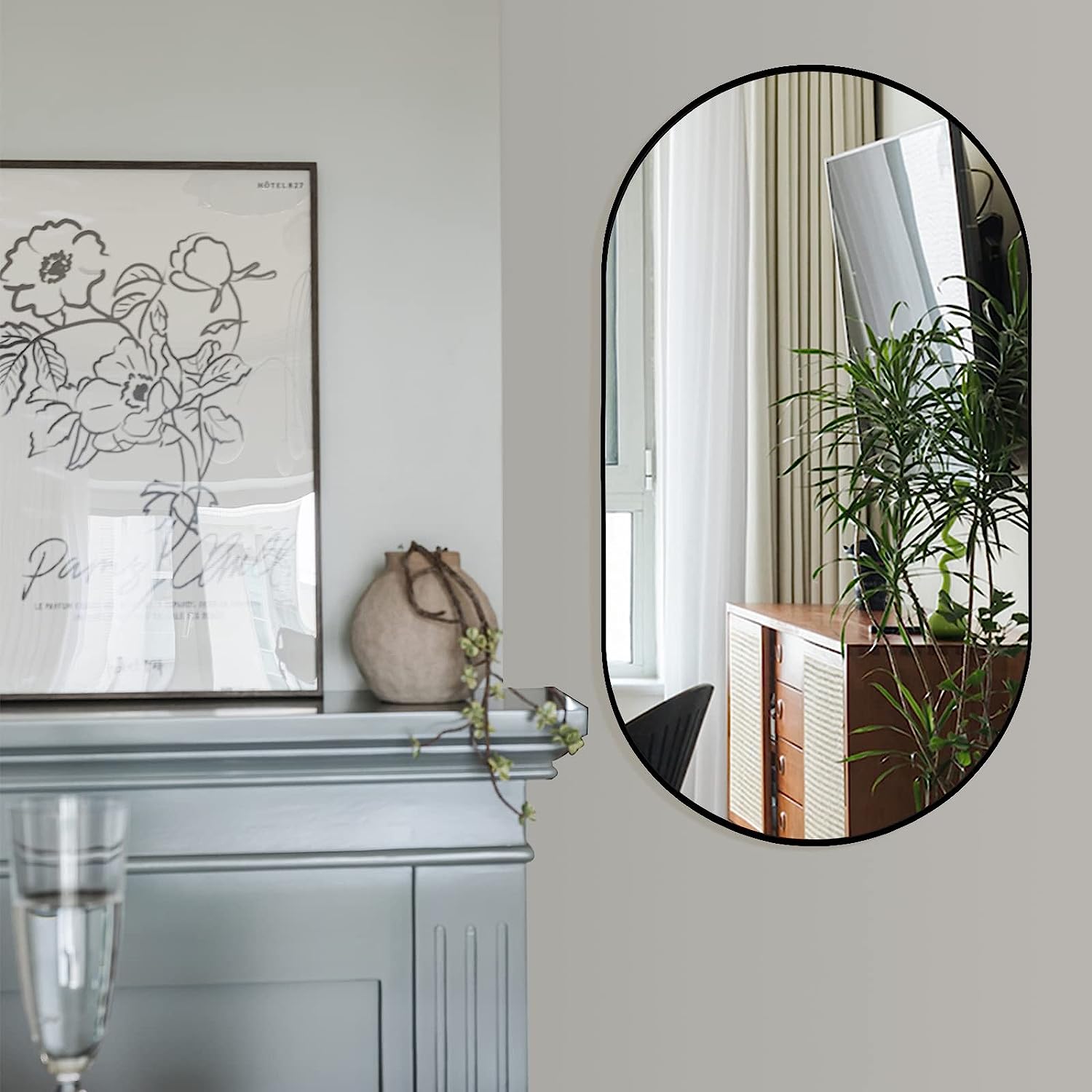 LUXEYARD DS-Y-W2203-P323185 Framed-Bath-Mirrors - View #3