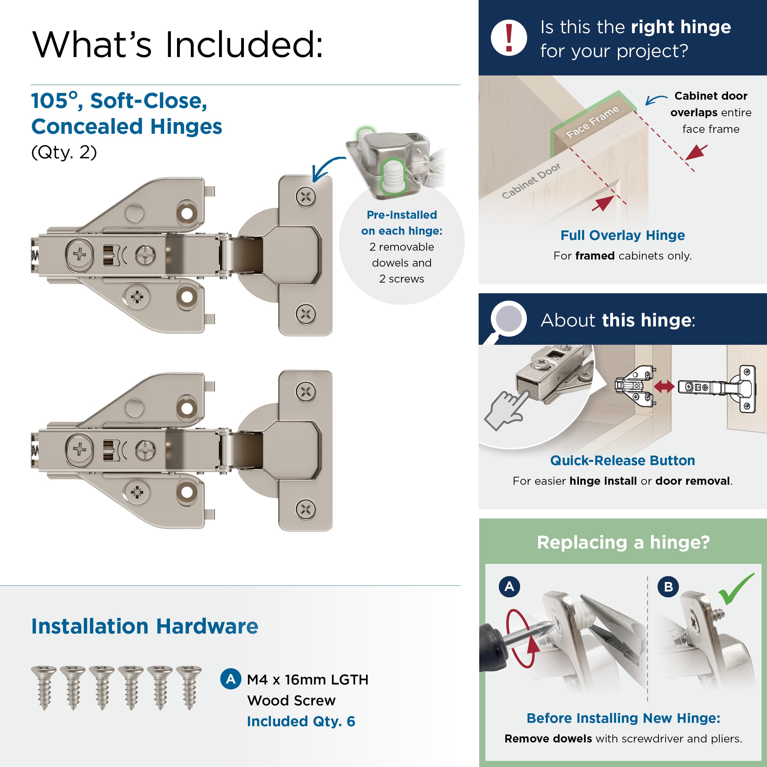 Amerock BP9239SCFF Cabinet-Hinges - View #4
