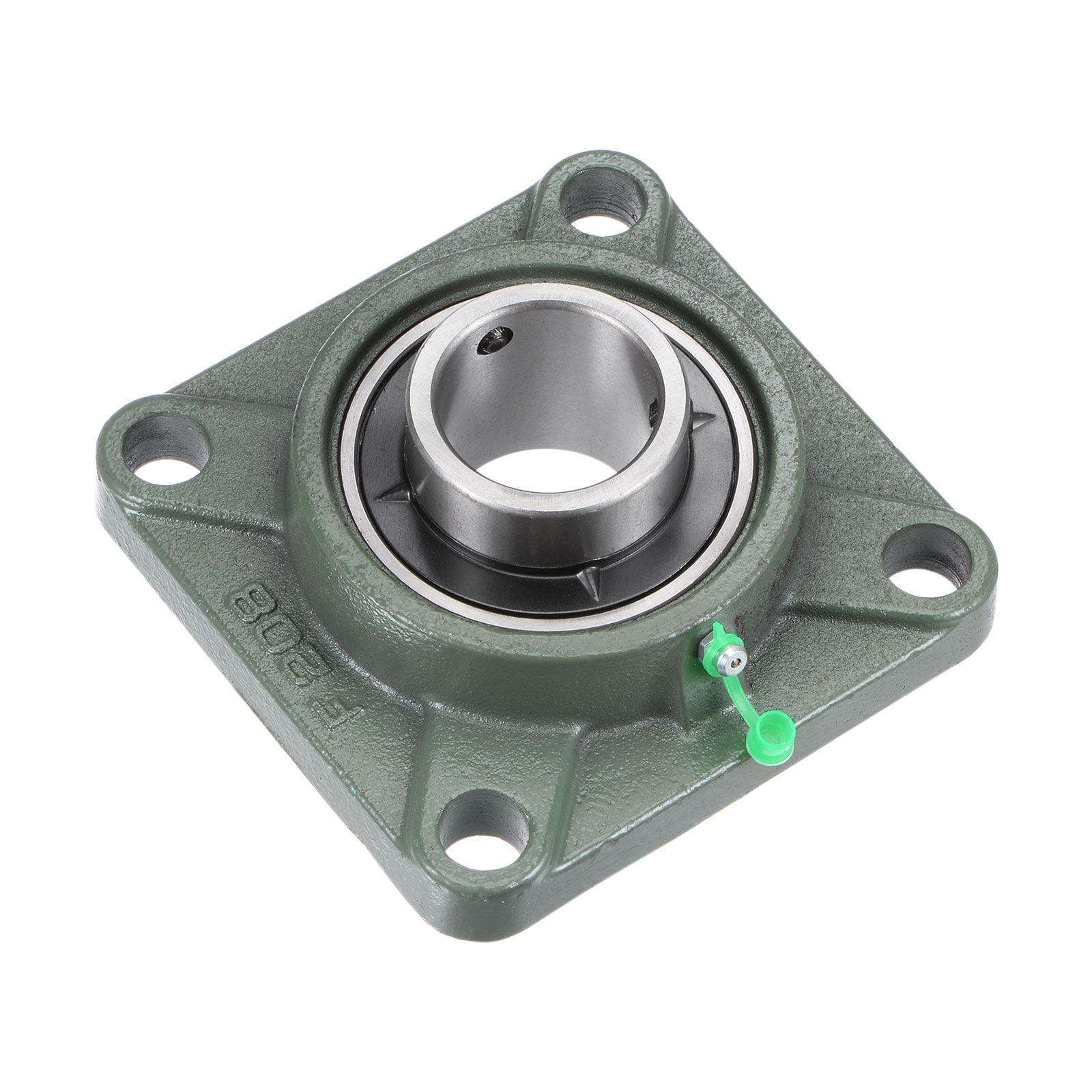 Unique Bargains UCF208 Flange Block Bearings 40mm Bore Cast Iron Bearing Unit Set Screw Lock