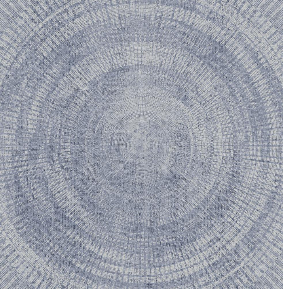 A-Street Prints 2949-61102 Imprint 56.4-Sq. Feet Light Blue Paper Medallion Unpasted Wallpaper
