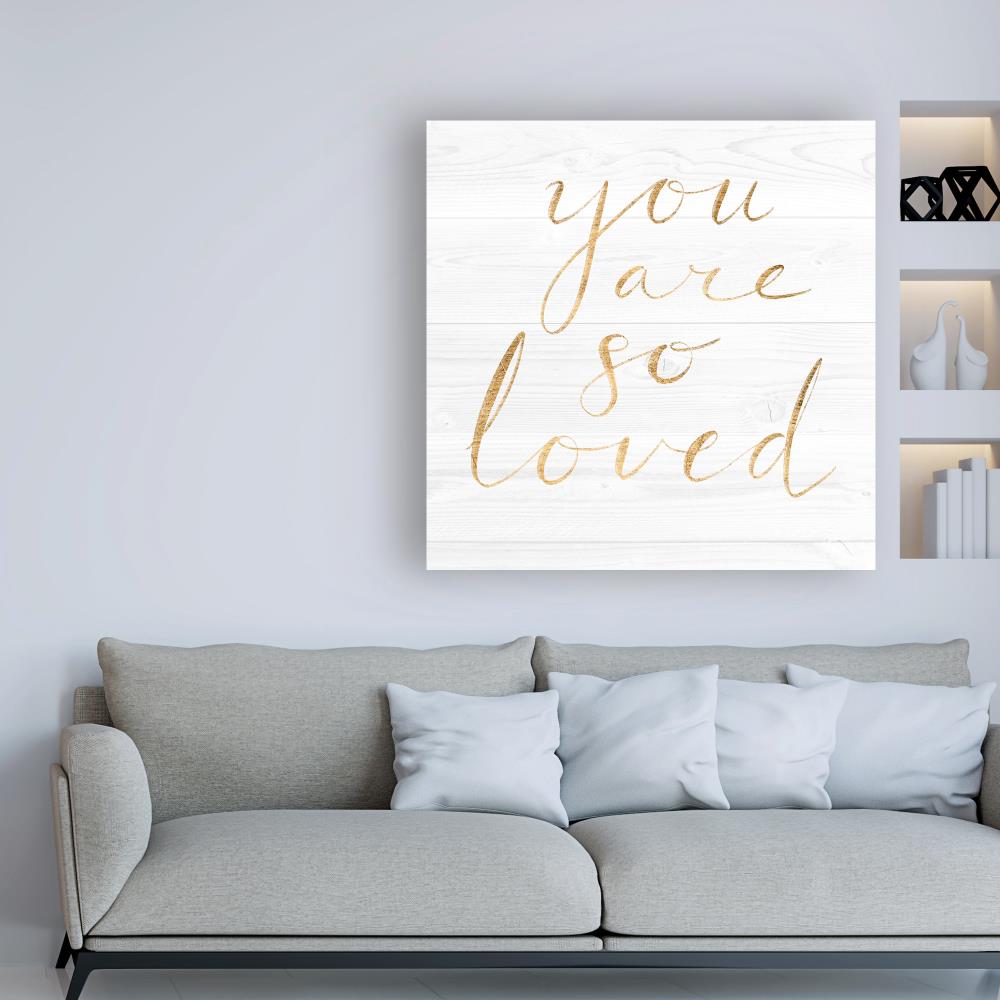 Trademark Fine Art WAG16234-C1414GG Victoria Borges "Sweet Dreams VI" 14x14 Canvas Art Victoria Borges Multicolor 14-Inches H x 14-Inches W Inspirational Canvas Print